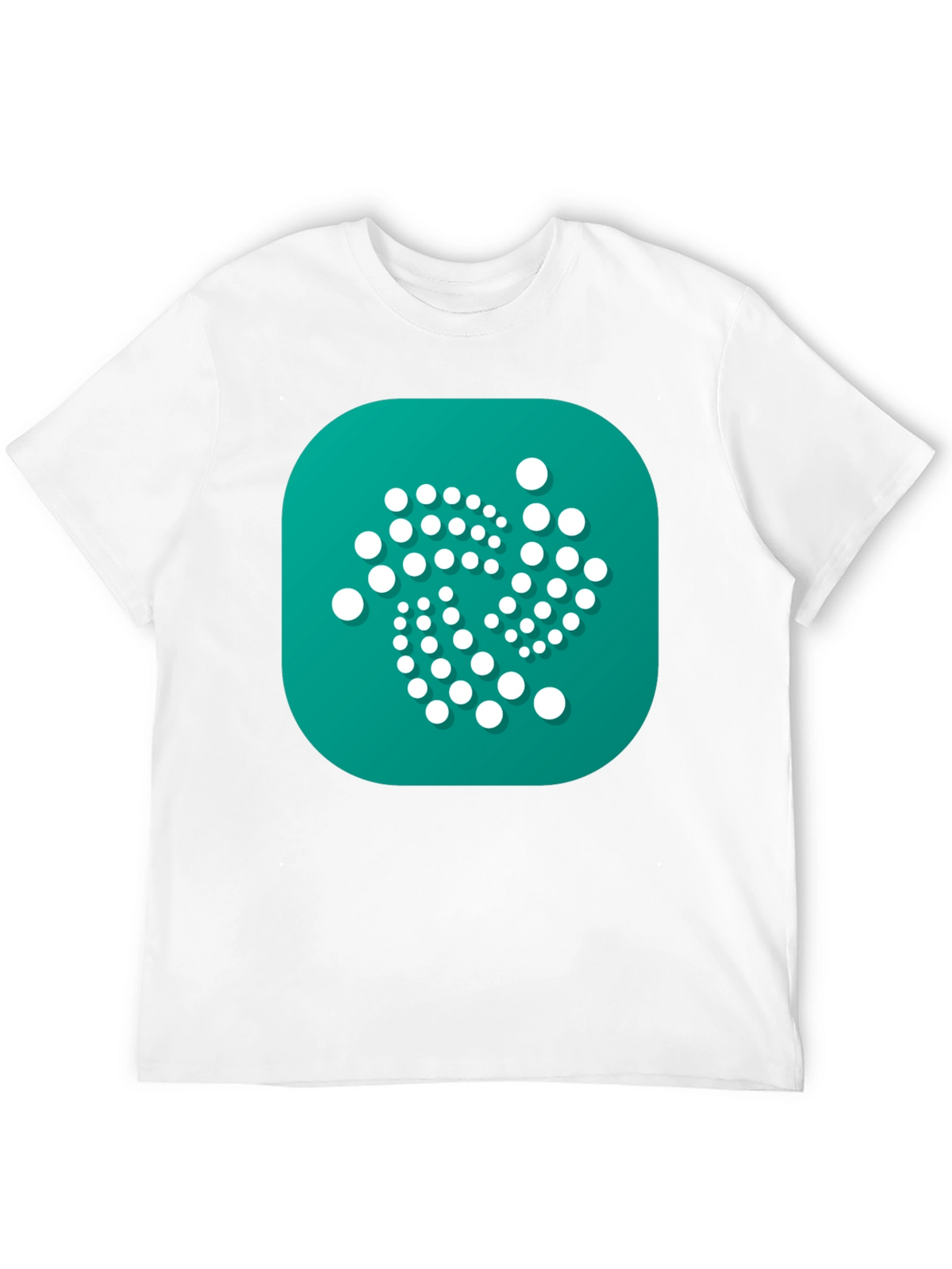 IOTA Crypto Black T-Shirt - Modern Digital Currency Design