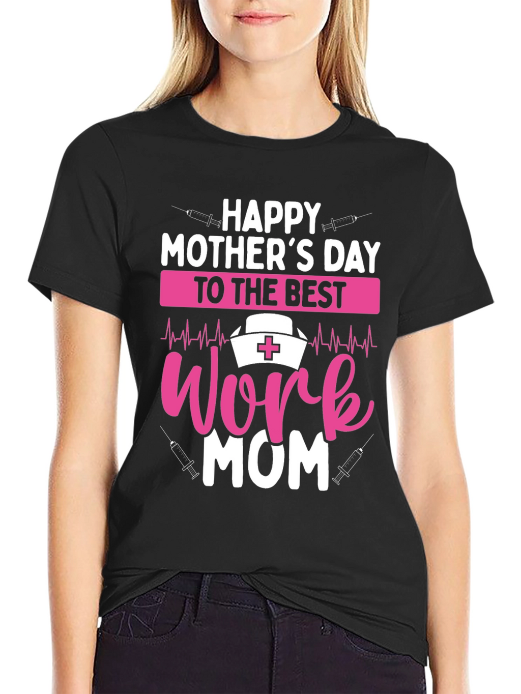 Happy Mothers Day Work Mom T-Shirt