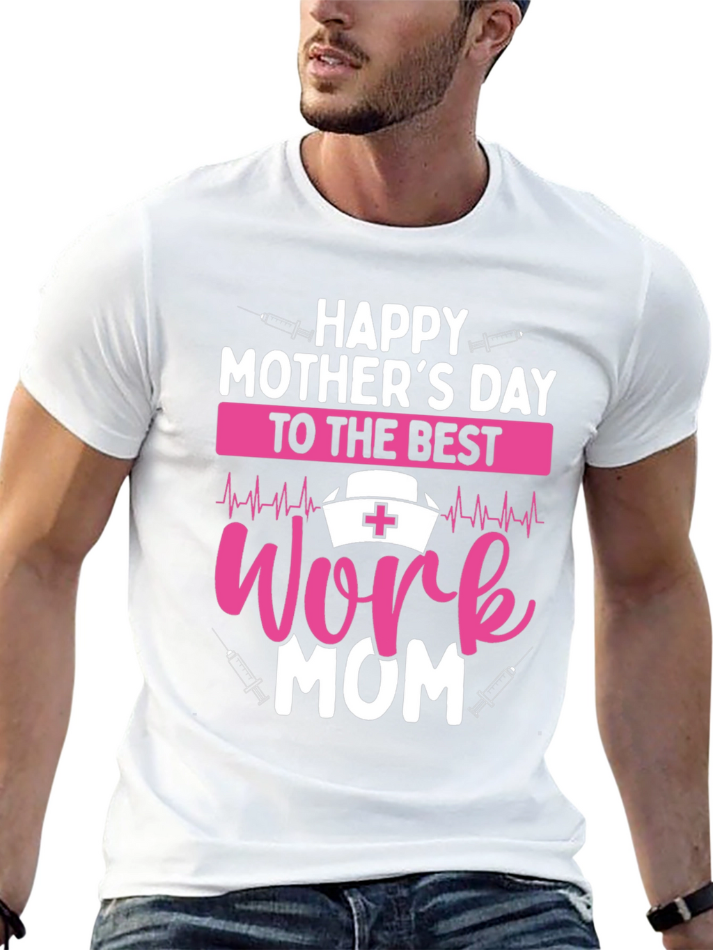 Happy Mothers Day Work Mom T-Shirt