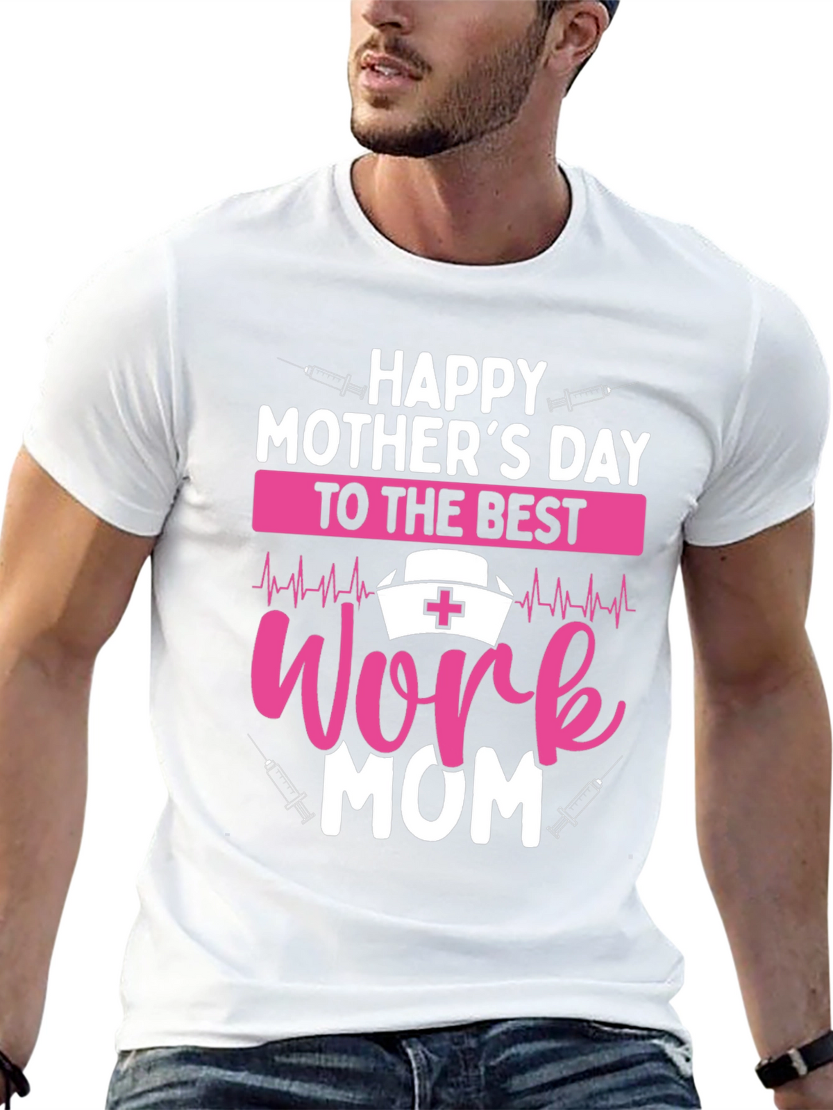Happy Mothers Day Work Mom T-Shirt