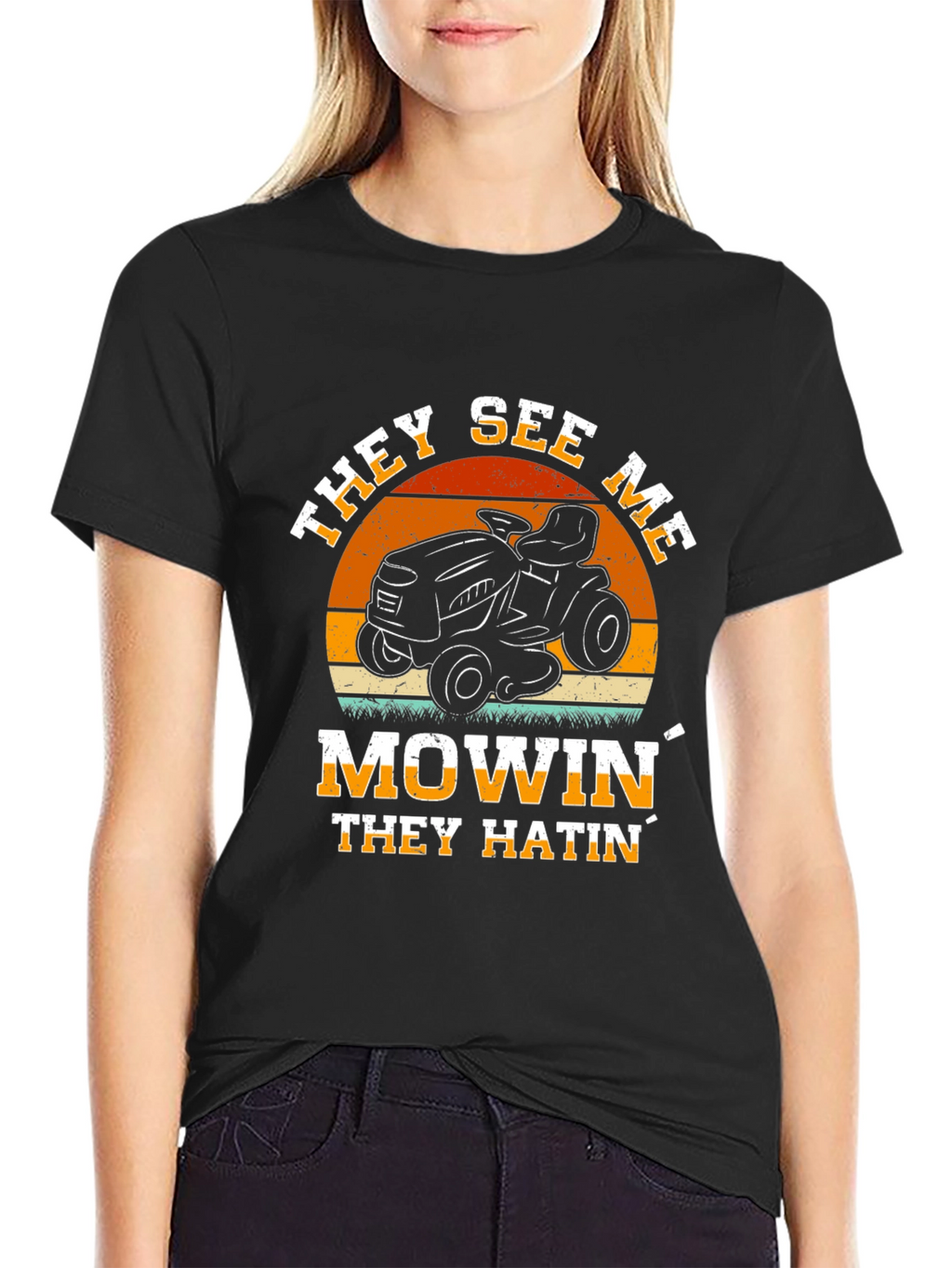 They See Me Mowin Graphic Tee