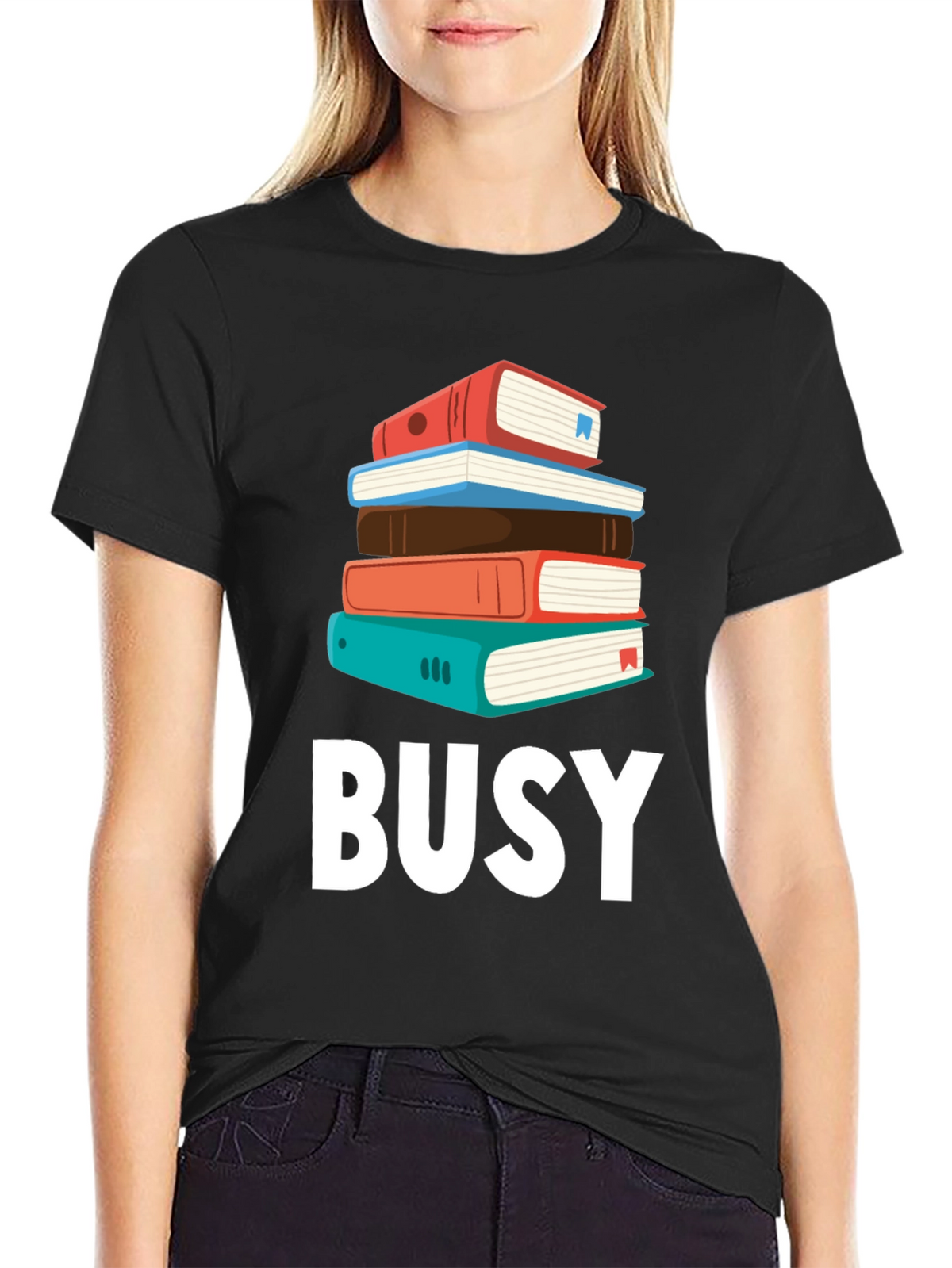 Busy Books Graphic T-Shirt