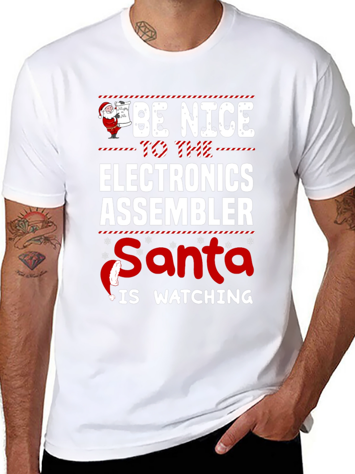 Electronics Assembler Christmas T-Shirt