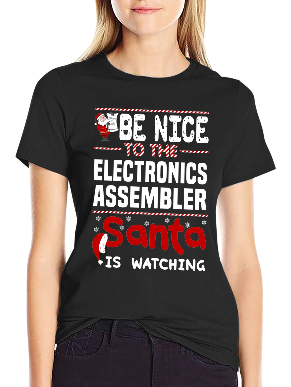 Electronics Assembler Christmas T-Shirt