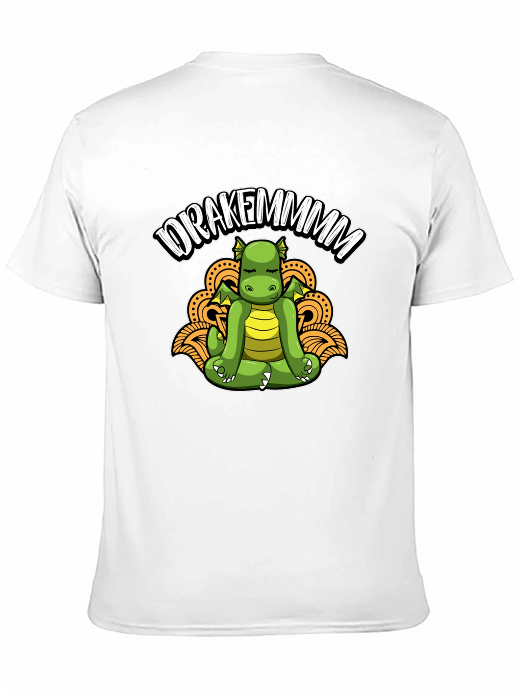 Drakemmmm Dragon Meditating T-Shirt