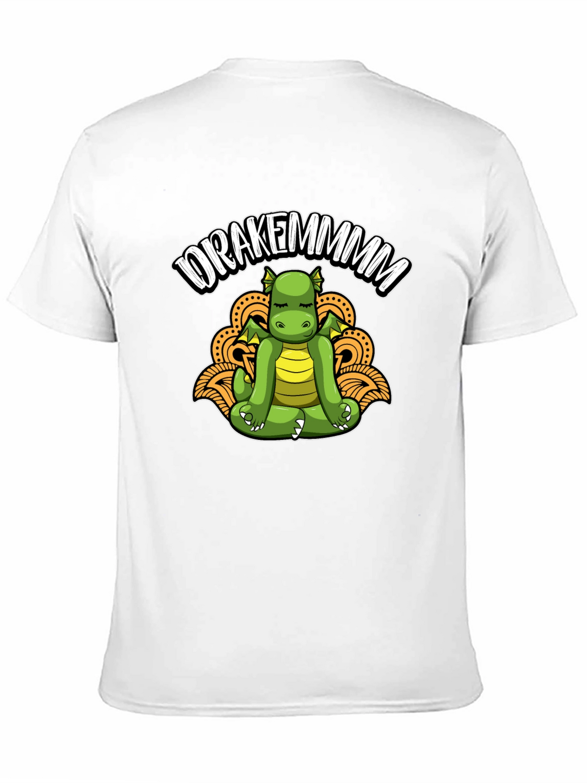 Drakemmmm Dragon Meditating T-Shirt