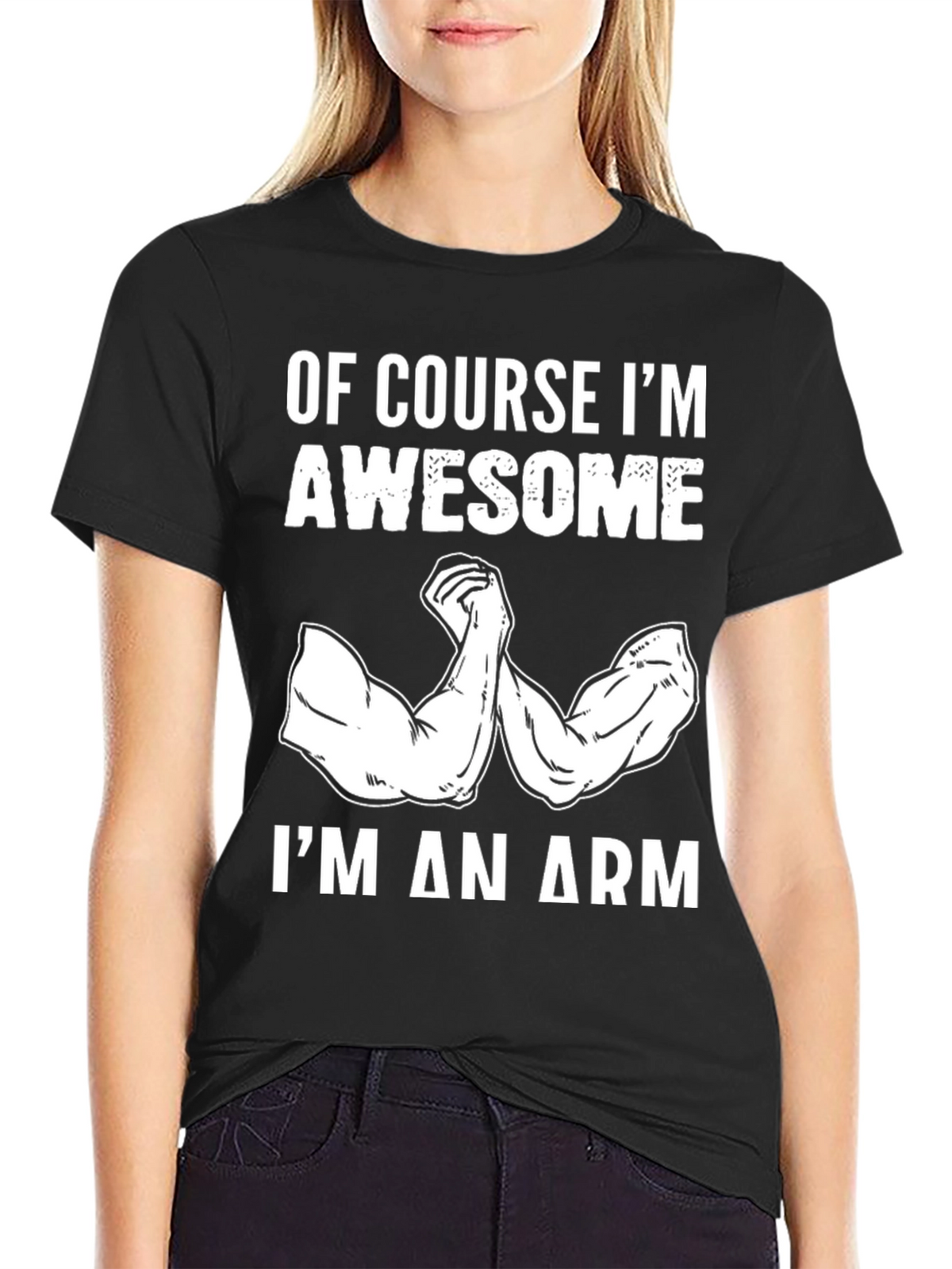 Awesome Arm Black T-Shirt