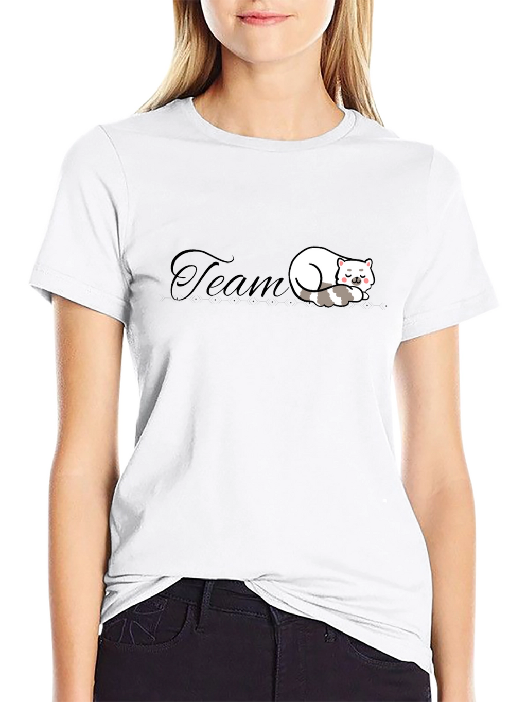 Team Cat Nap Black T-Shirt - Soft & Comfy