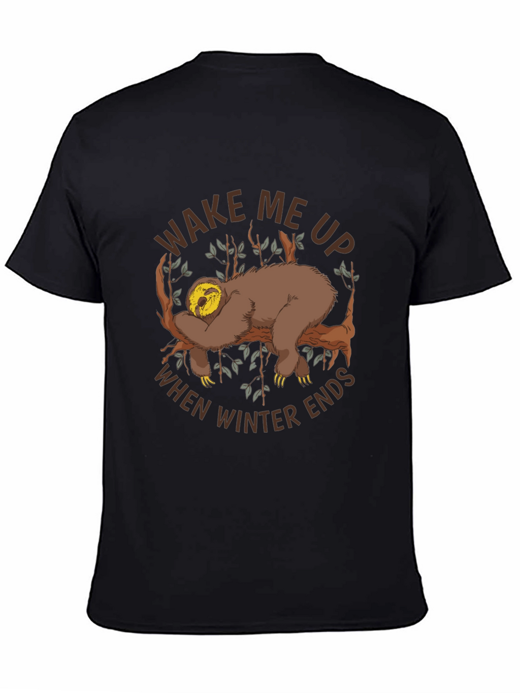 Wake Me Up Sloth Graphic Tee