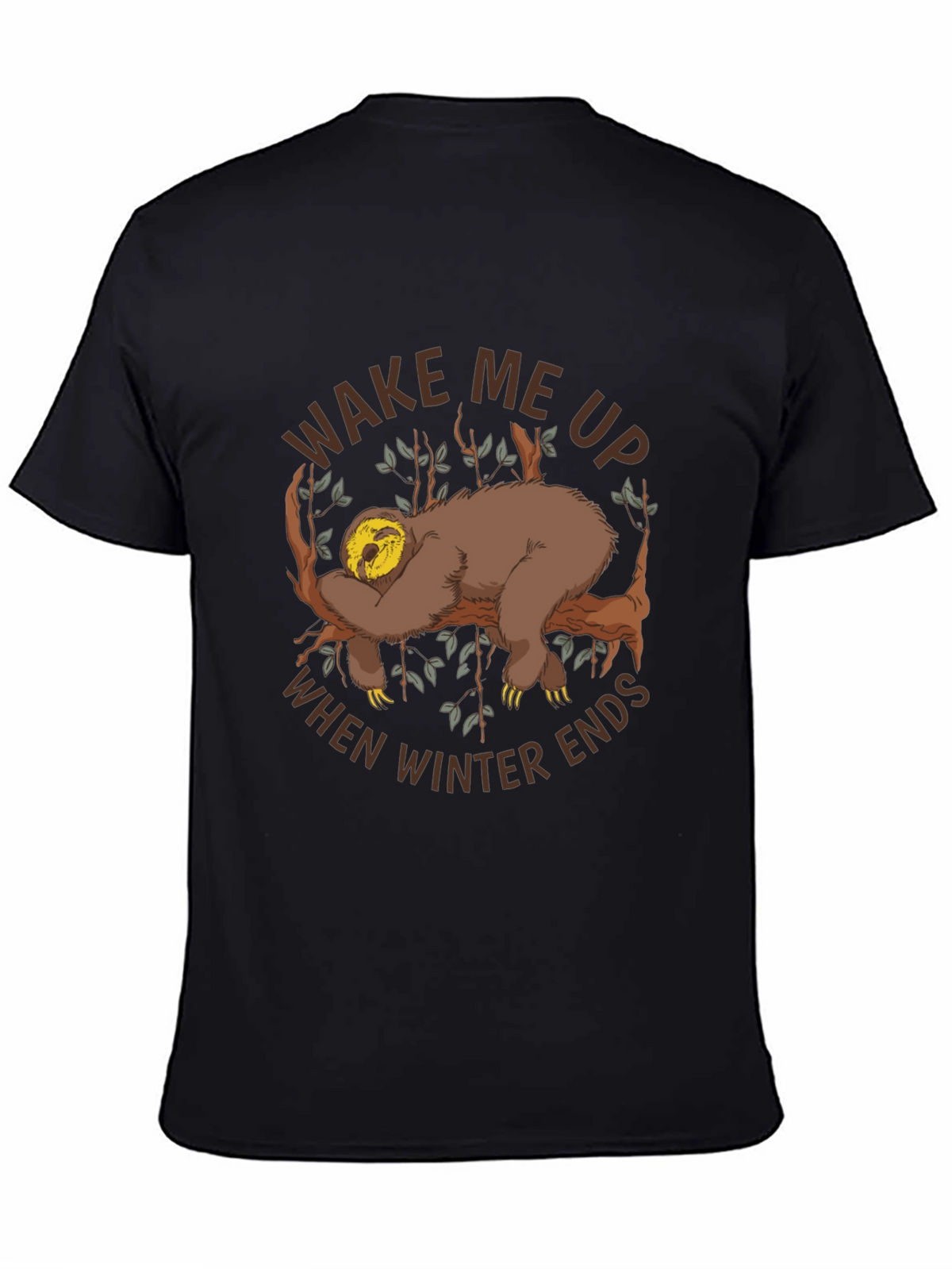 Wake Me Up Sloth Graphic Tee
