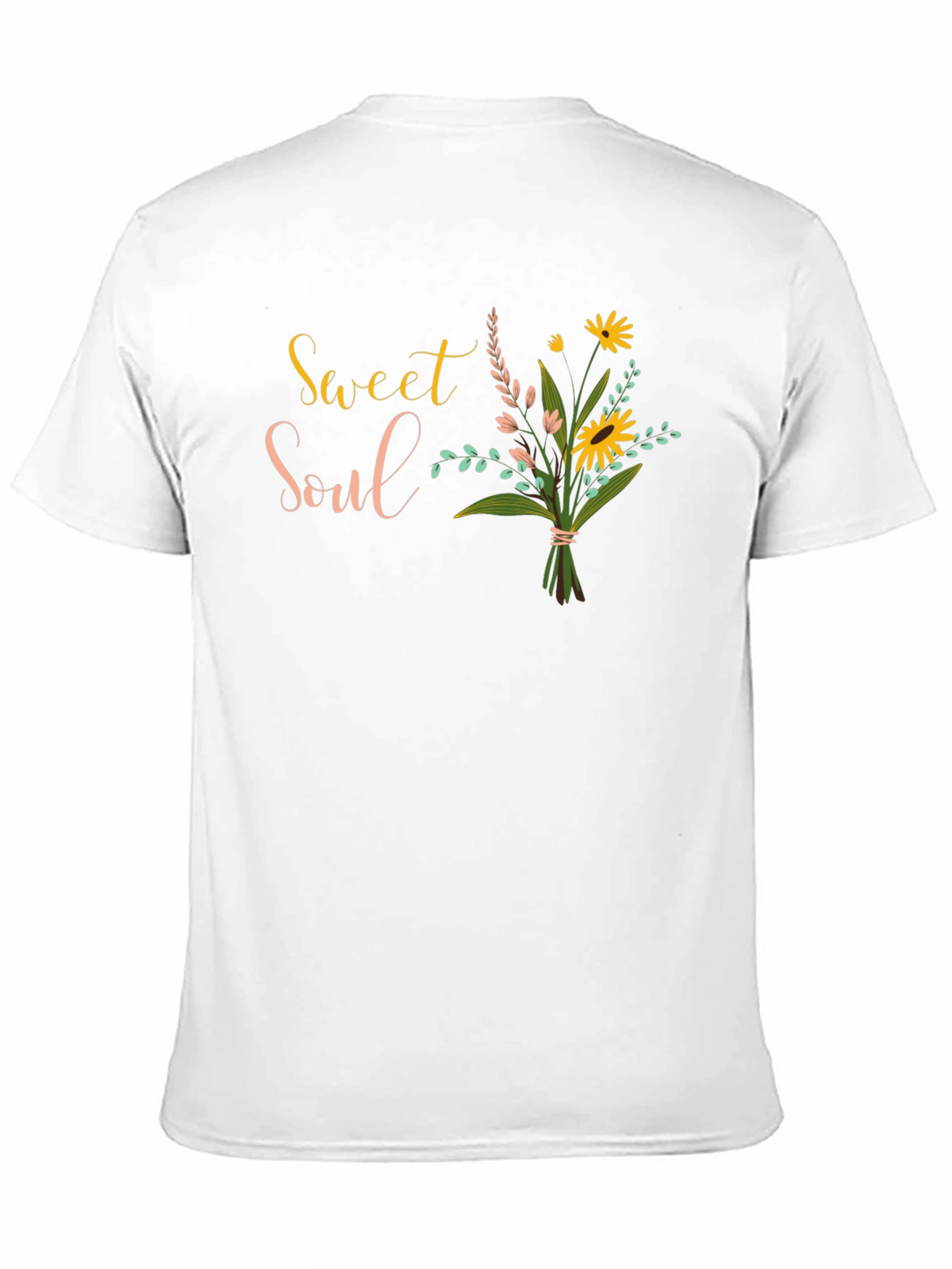 Sweet Soul Floral Graphic Black T-Shirt