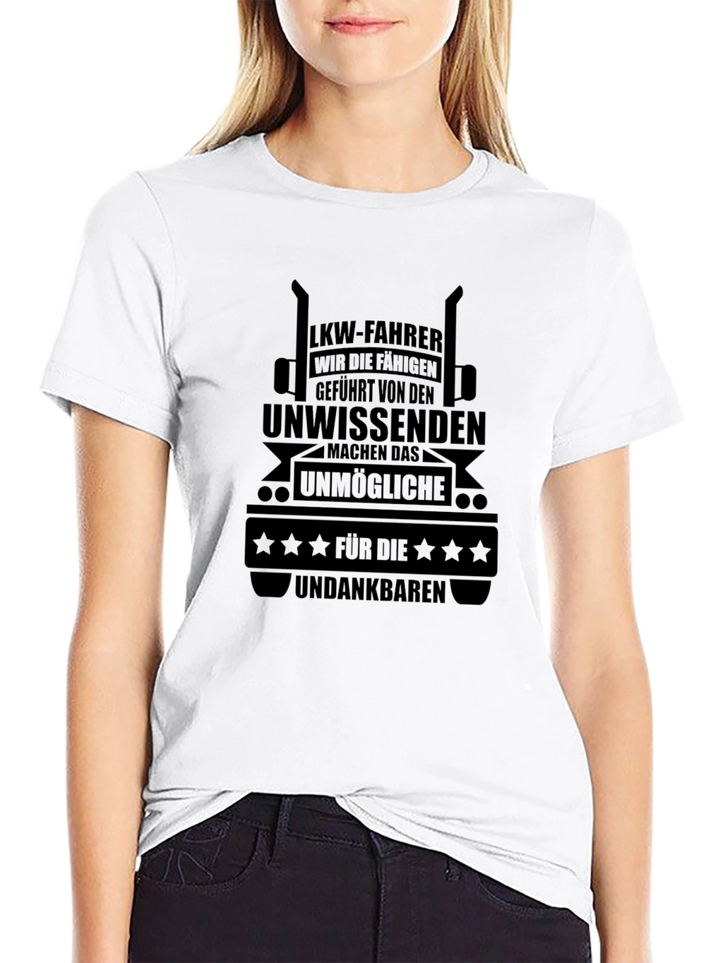 LKW-Fahrer Trucker T-Shirt - German Truck Driver Tee