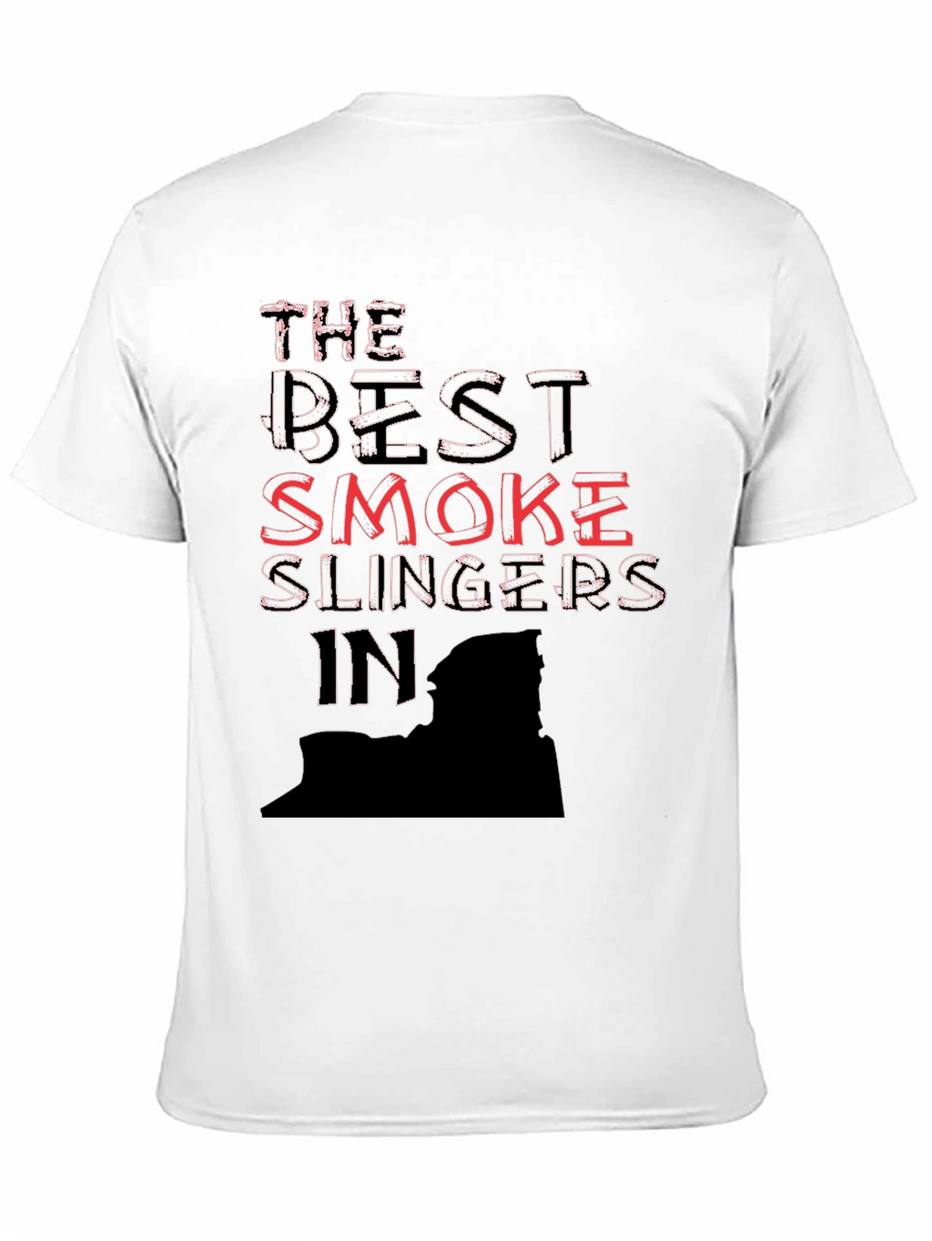 Best Smoke Slingers Black Graphic T-Shirt
