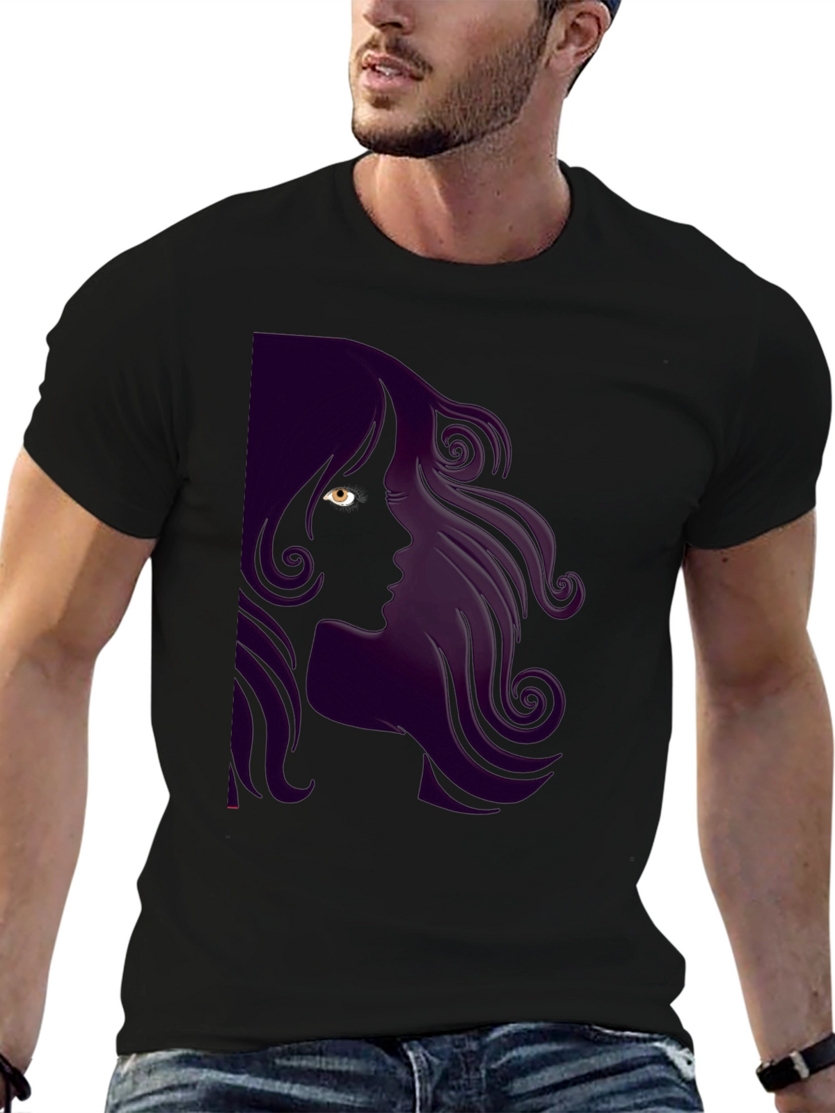 Silhouette Woman Graphic T-Shirt