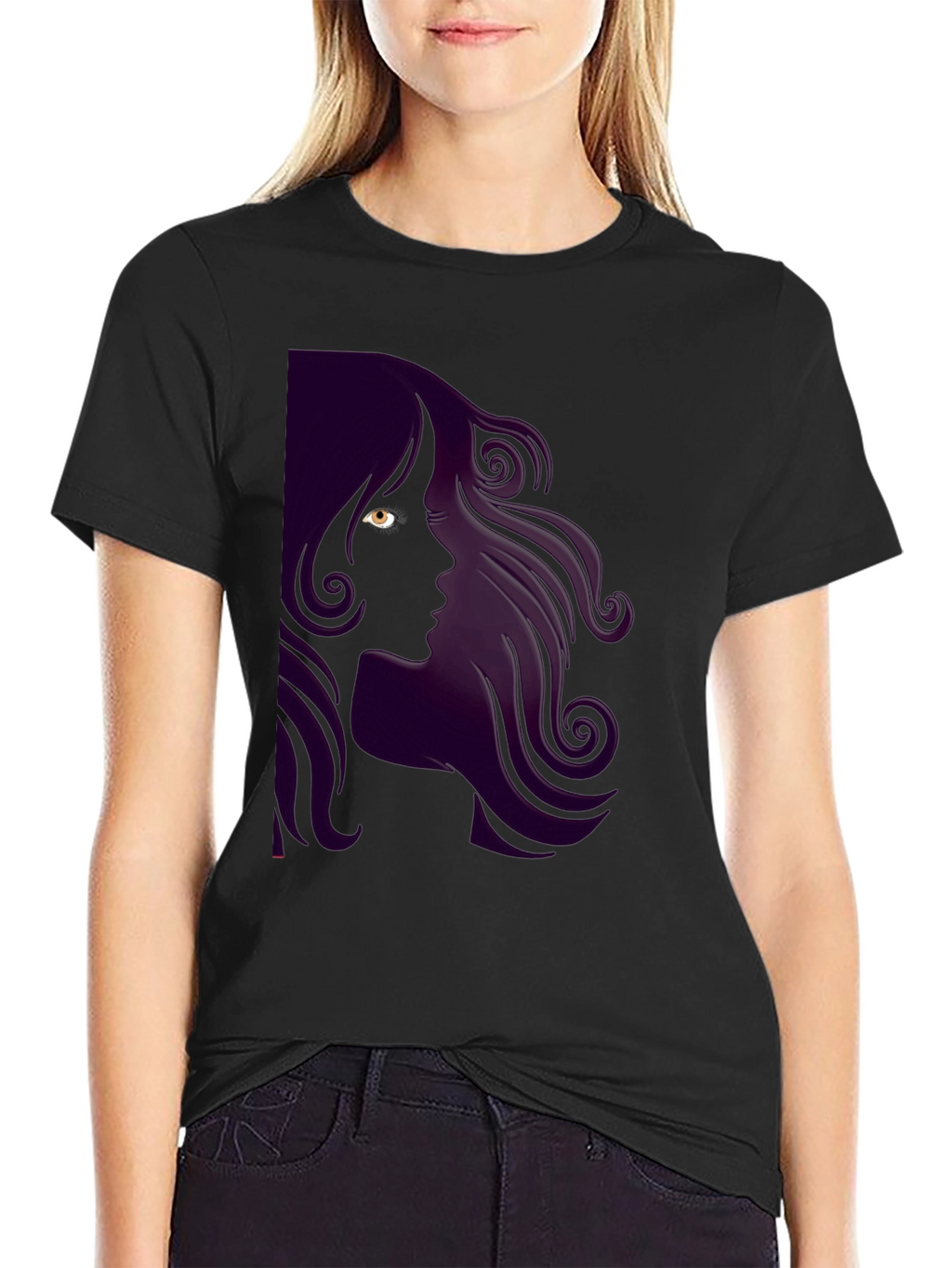 Silhouette Woman Graphic T-Shirt