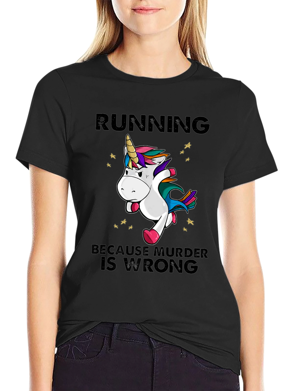 Running Because Murder is Wrong T-Shirt