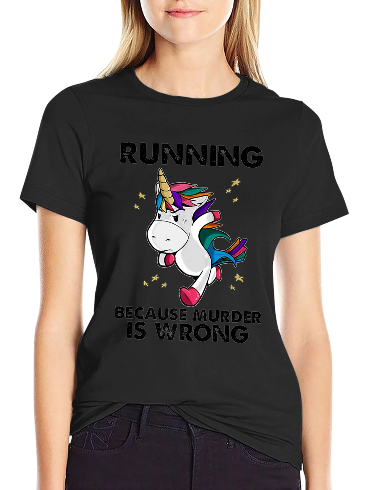 Running Because Murder is Wrong T-Shirt
