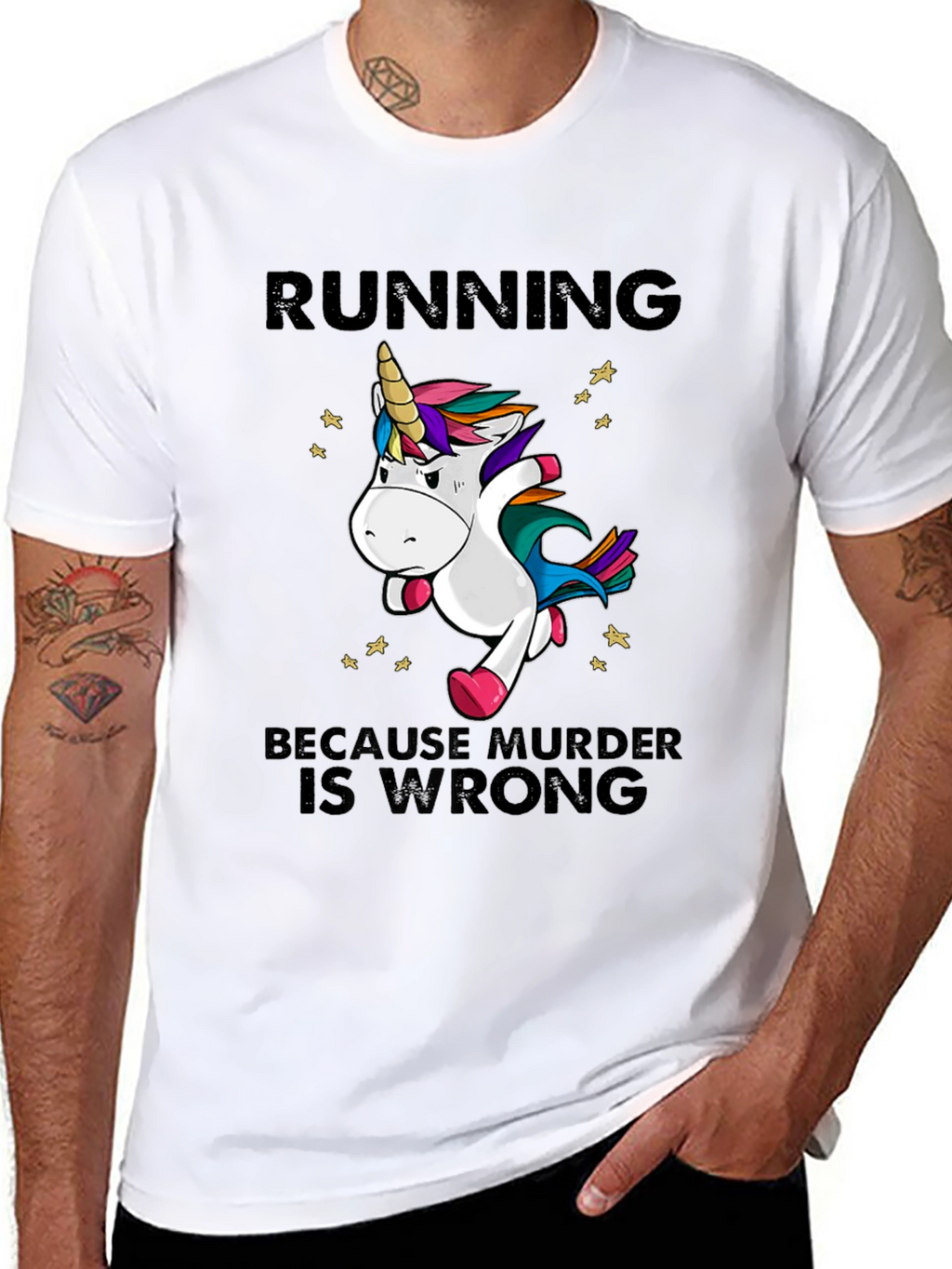 Running Because Murder is Wrong T-Shirt