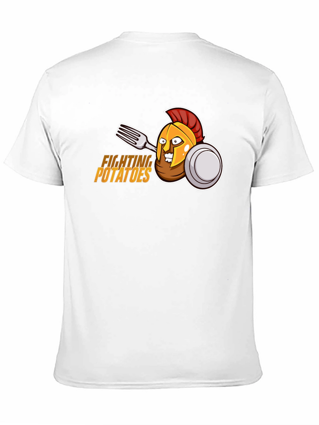 Fighting Potatoes T-Shirt - Funny Spartan Graphic Tee