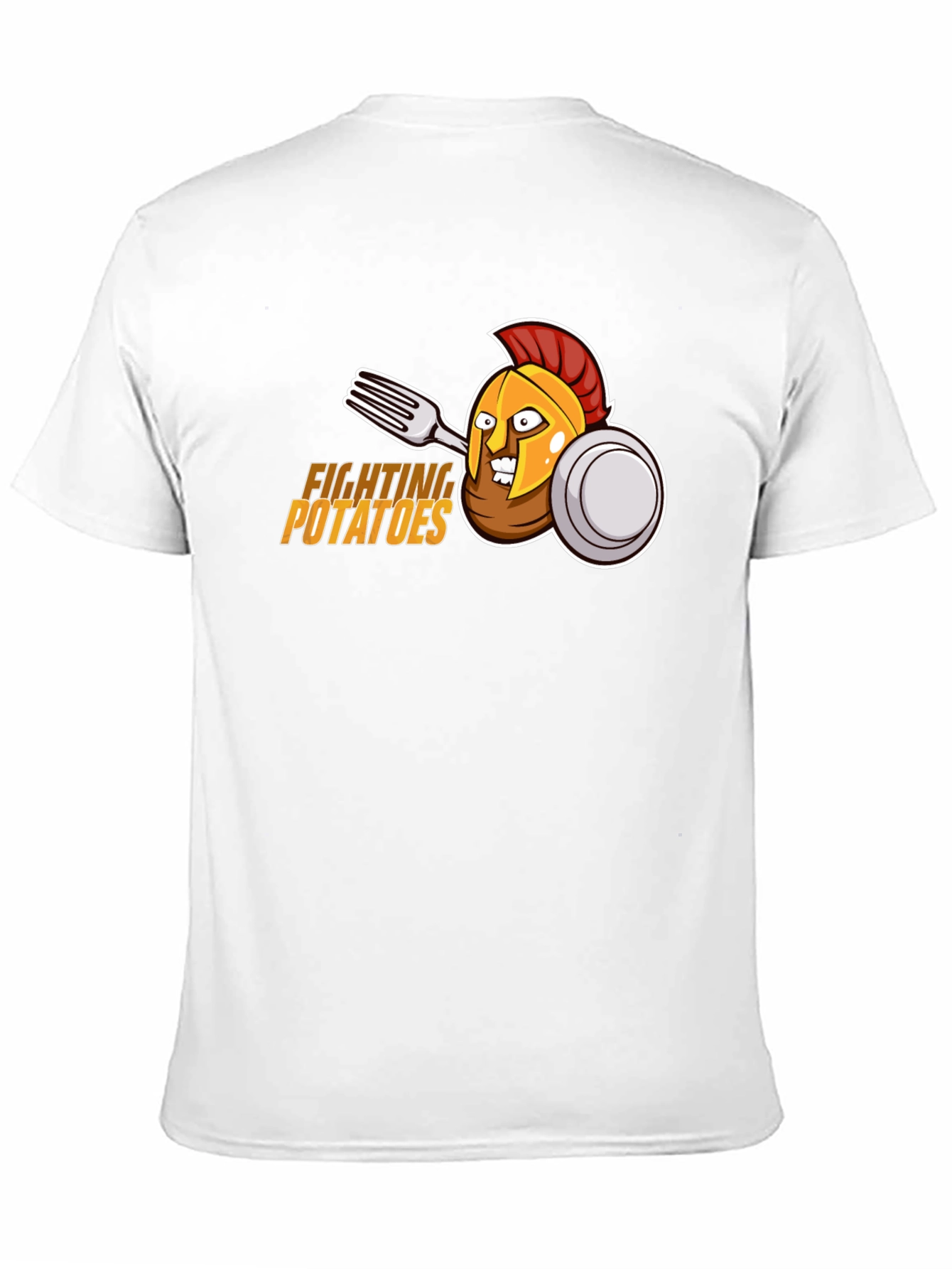Fighting Potatoes T-Shirt - Funny Spartan Graphic Tee