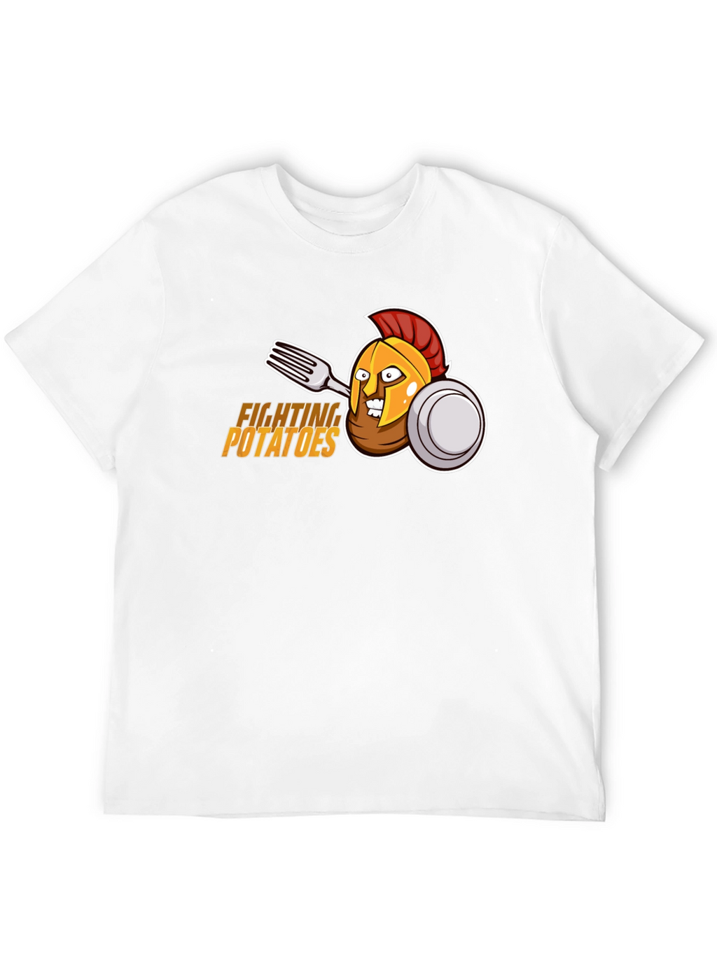 Fighting Potatoes T-Shirt - Funny Spartan Graphic Tee