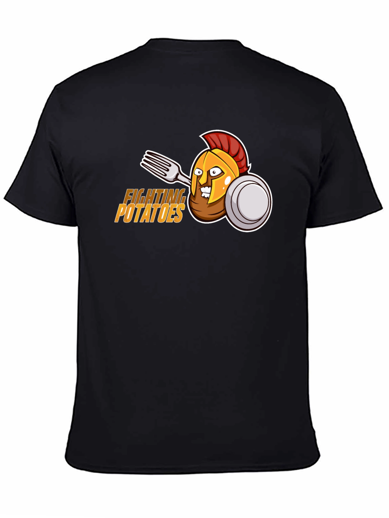 Fighting Potatoes T-Shirt - Funny Spartan Graphic Tee
