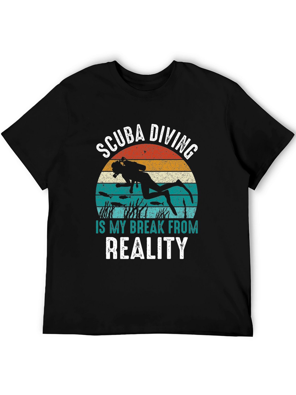 Scuba Diving Break From Reality Tee
