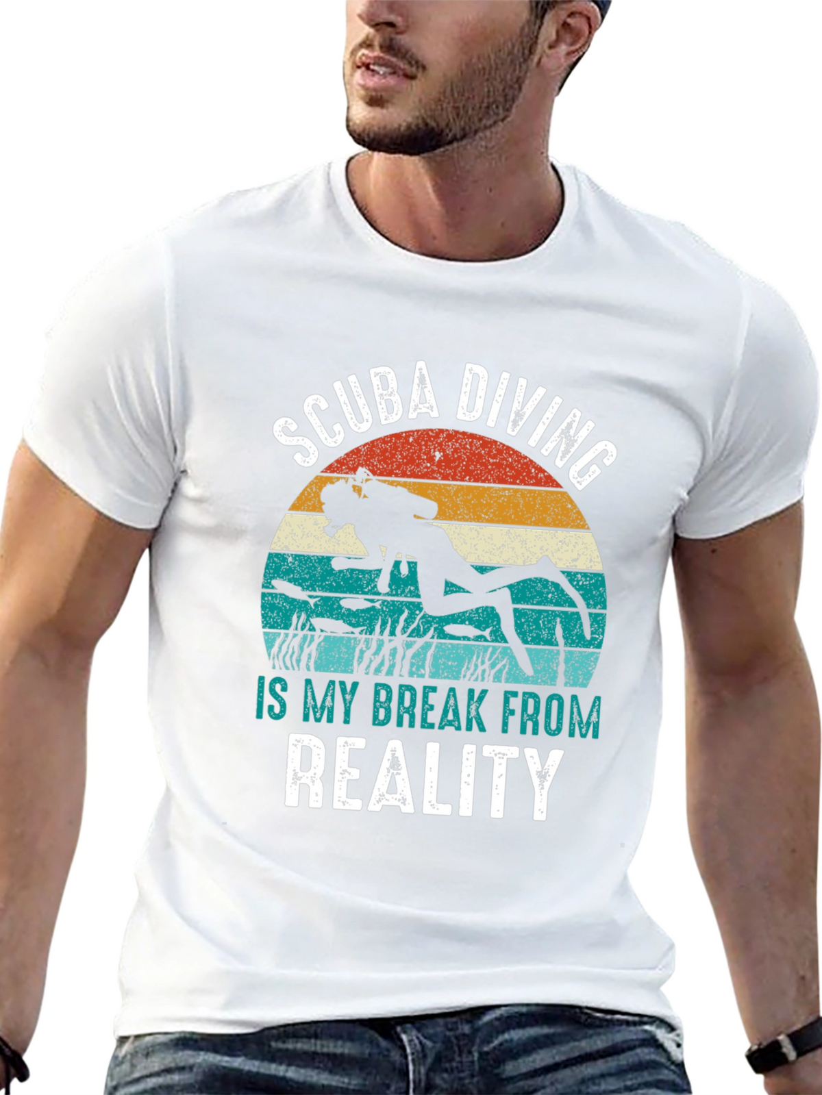 Scuba Diving Break From Reality Tee