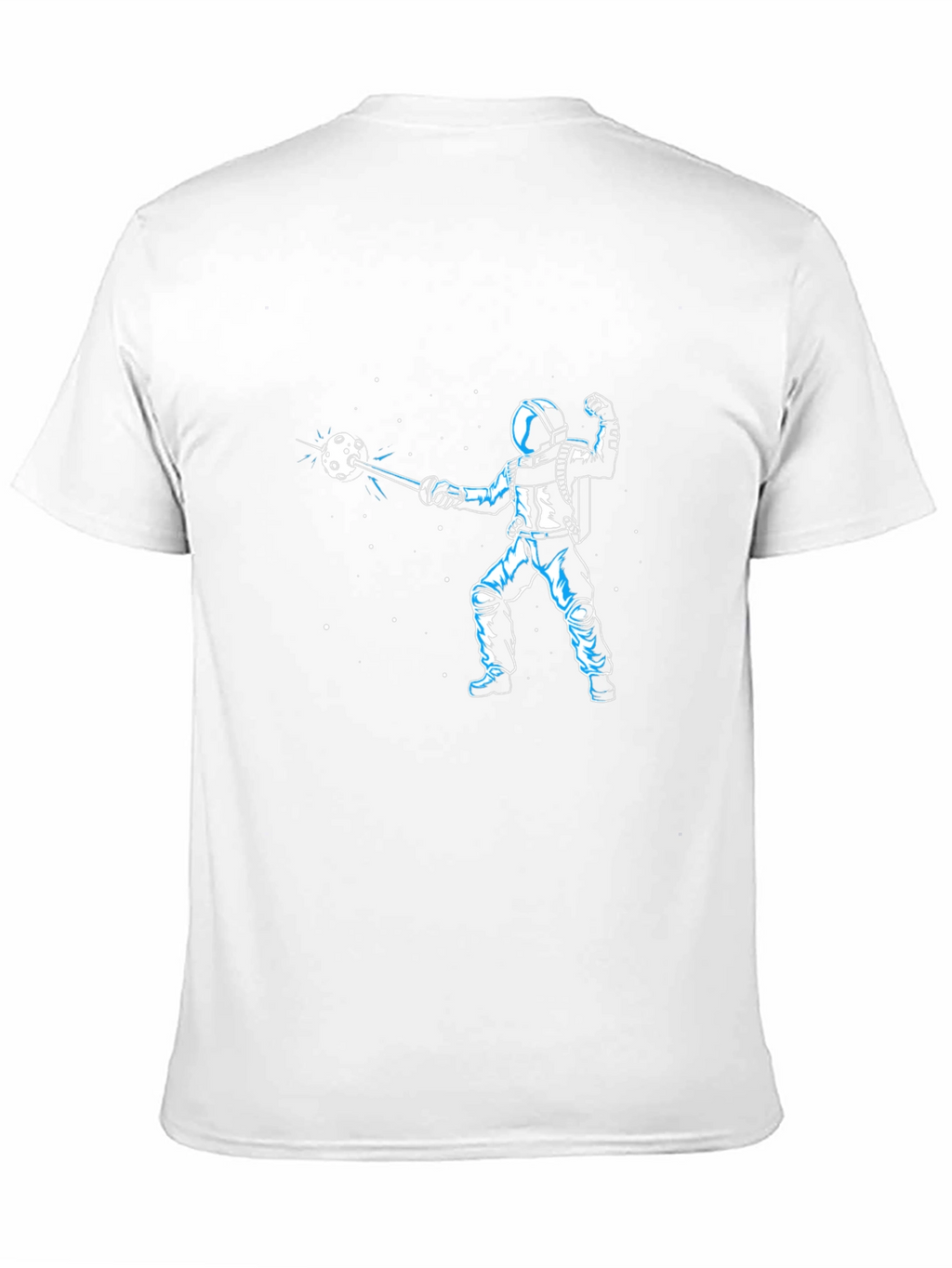 Astronaut Space Fencing Graphic Tee