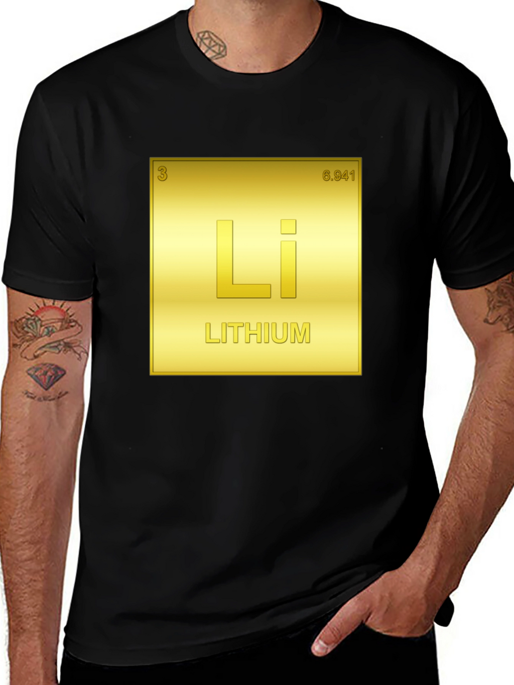 Lithium Element T-Shirt - Chemistry Science Tee