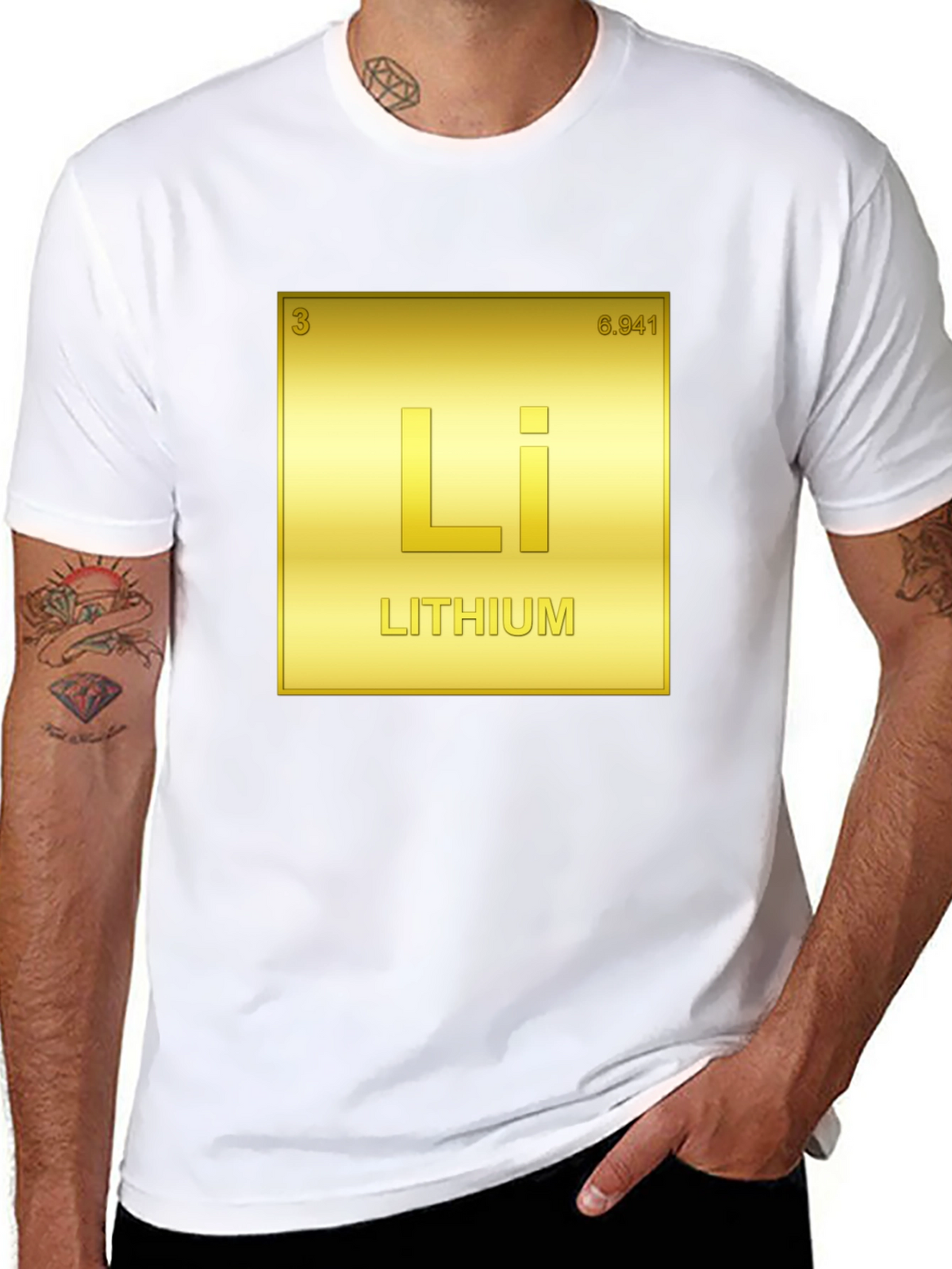 Lithium Element T-Shirt - Chemistry Science Tee