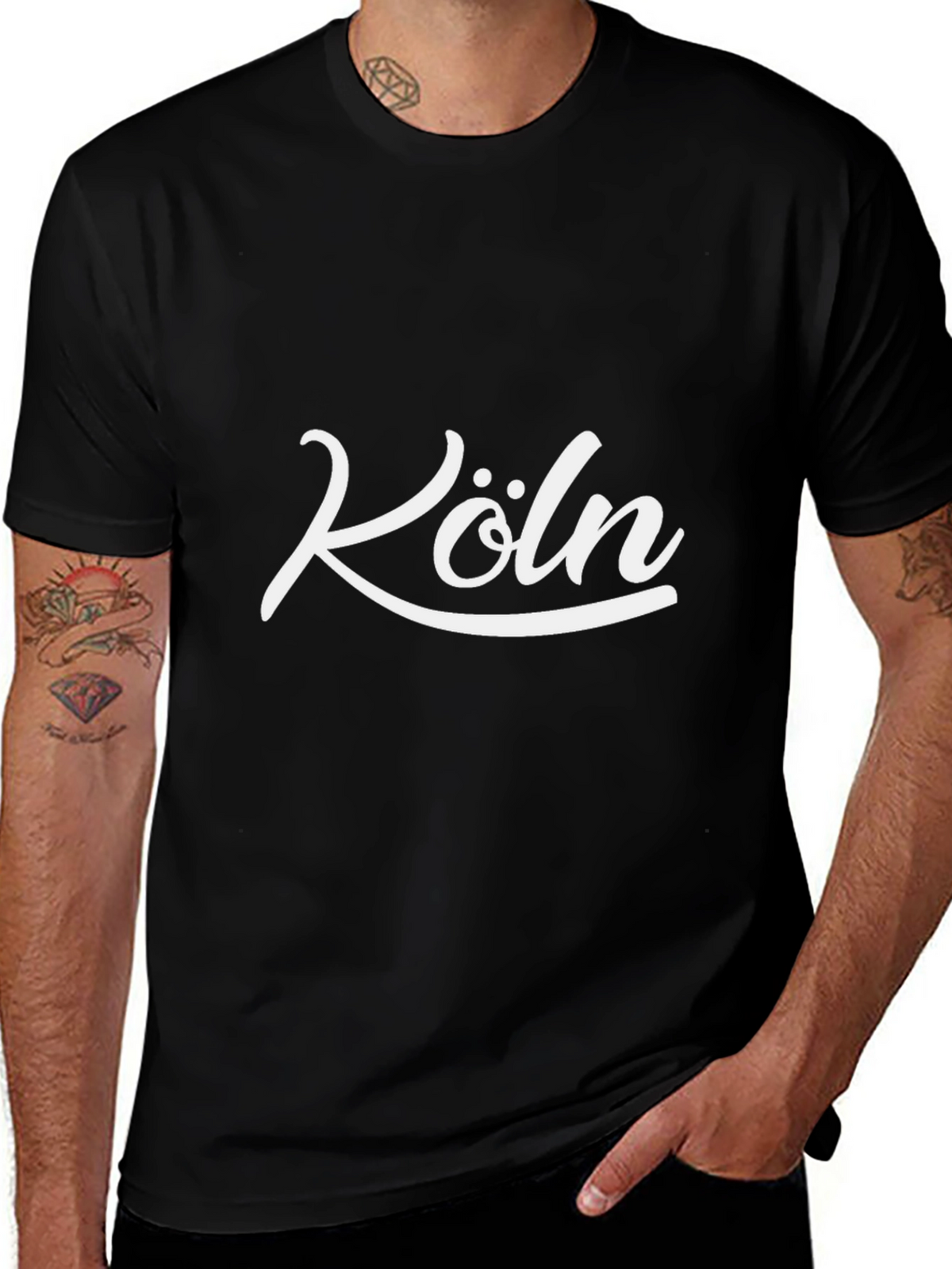 Köln Black T-Shirt | Stylish City Pride Tee