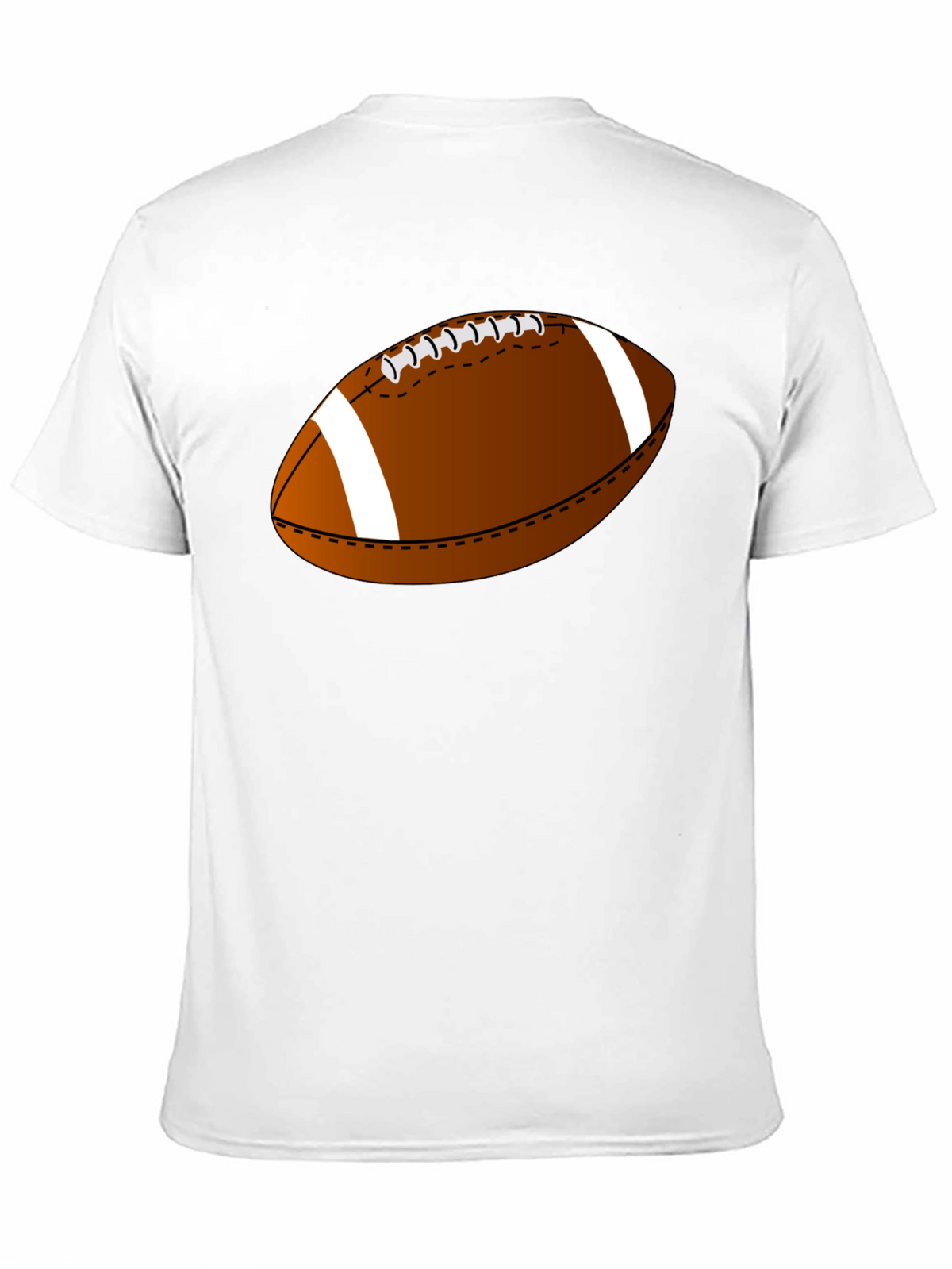 Football Graphic Tee - Casual Black T-Shirt