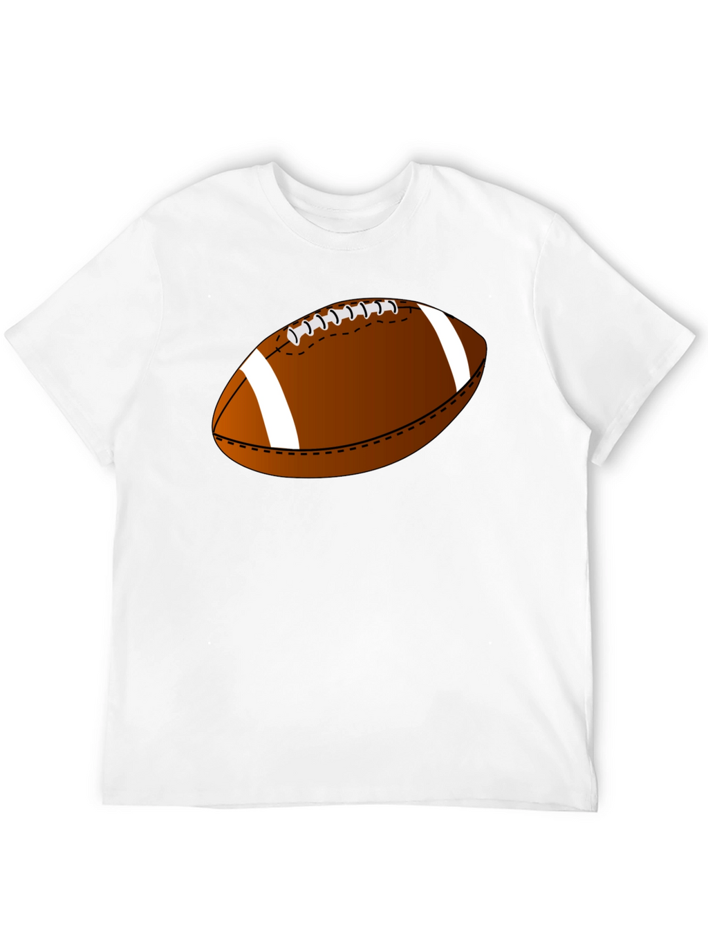 Football Graphic Tee - Casual Black T-Shirt