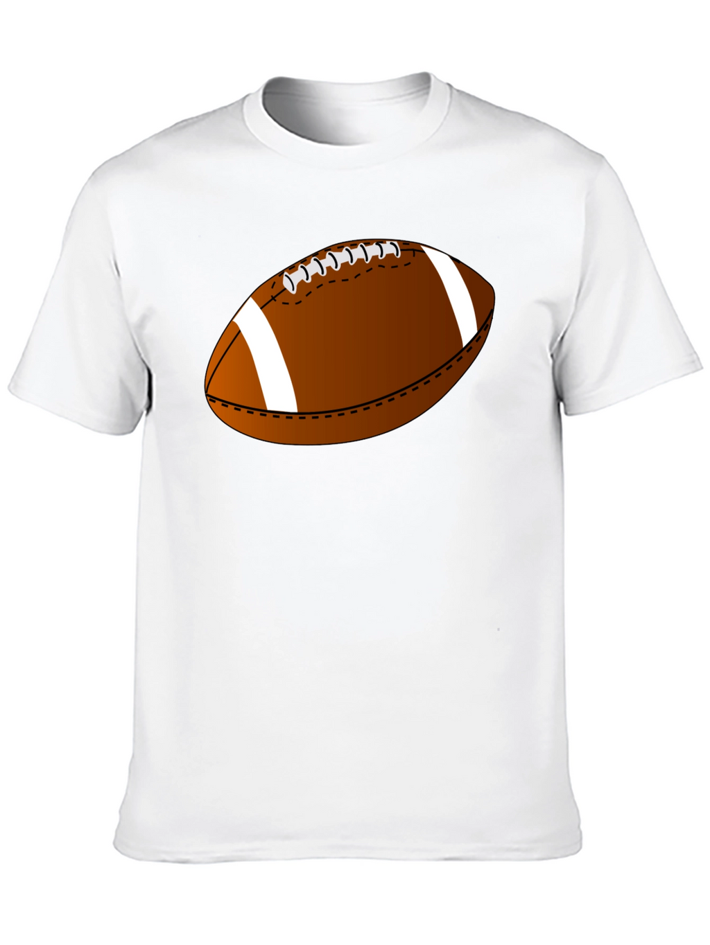 Football Graphic Tee - Casual Black T-Shirt