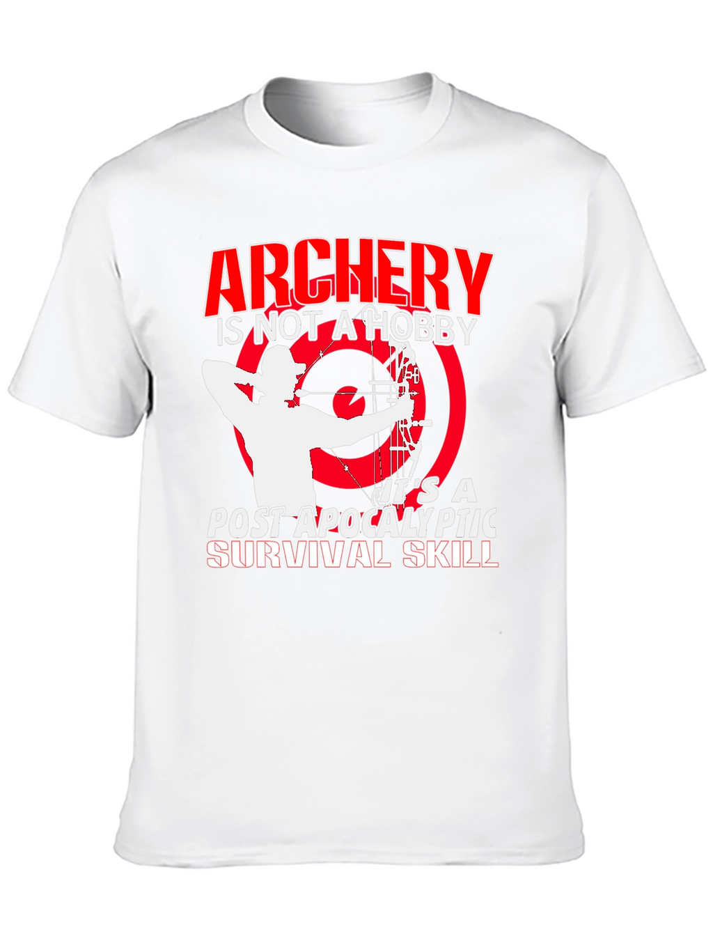 Archery Post Apocalyptic Survival Skill Graphic T-Shirt