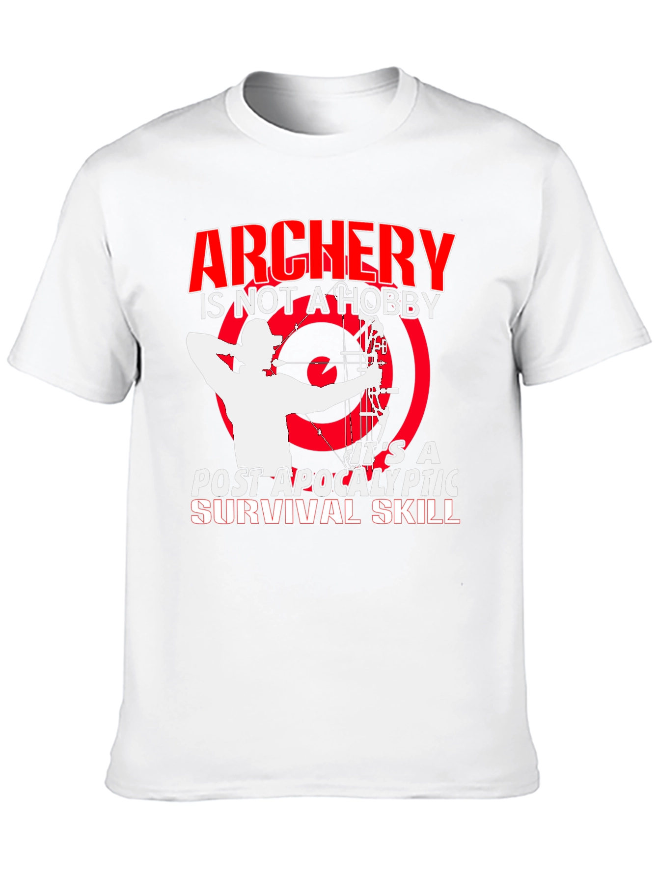 Archery Post Apocalyptic Survival Skill Graphic T-Shirt