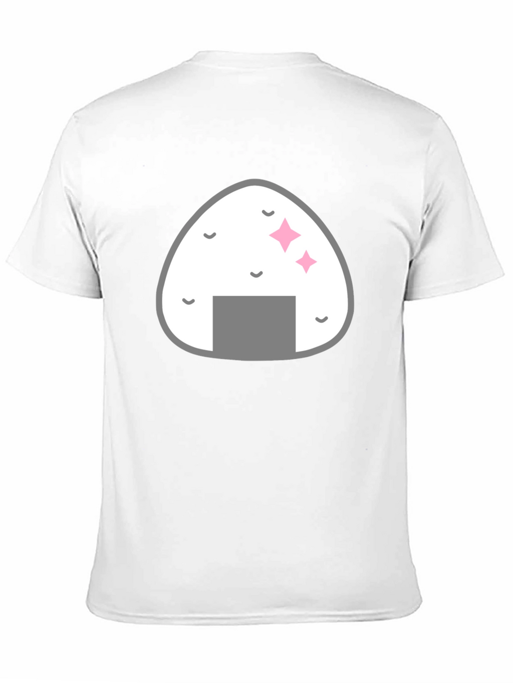 Onigiri Graphic Black T-Shirt - Foodie Fashion