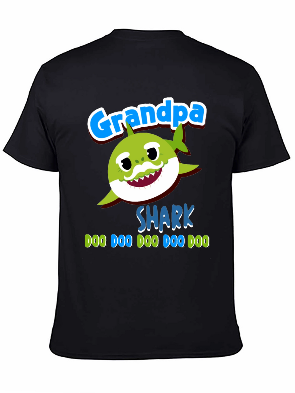 Grandpa Shark Graphic Tee - Doo Doo Doo