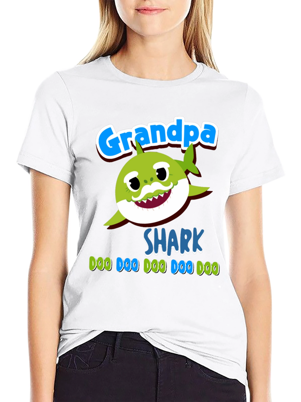 Grandpa Shark Graphic Tee - Doo Doo Doo