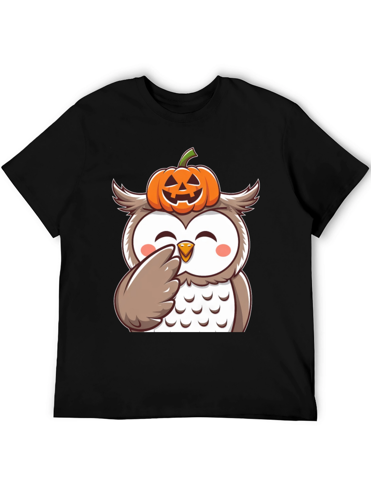 Halloween Owl Pumpkin T-Shirt