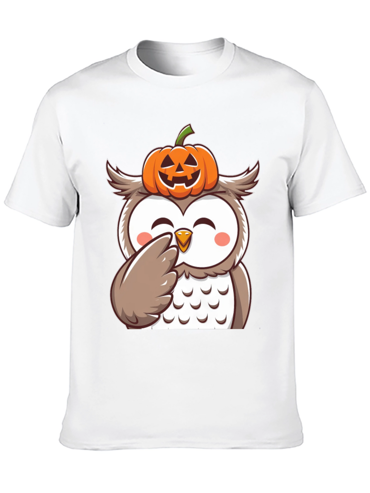 Halloween Owl Pumpkin T-Shirt