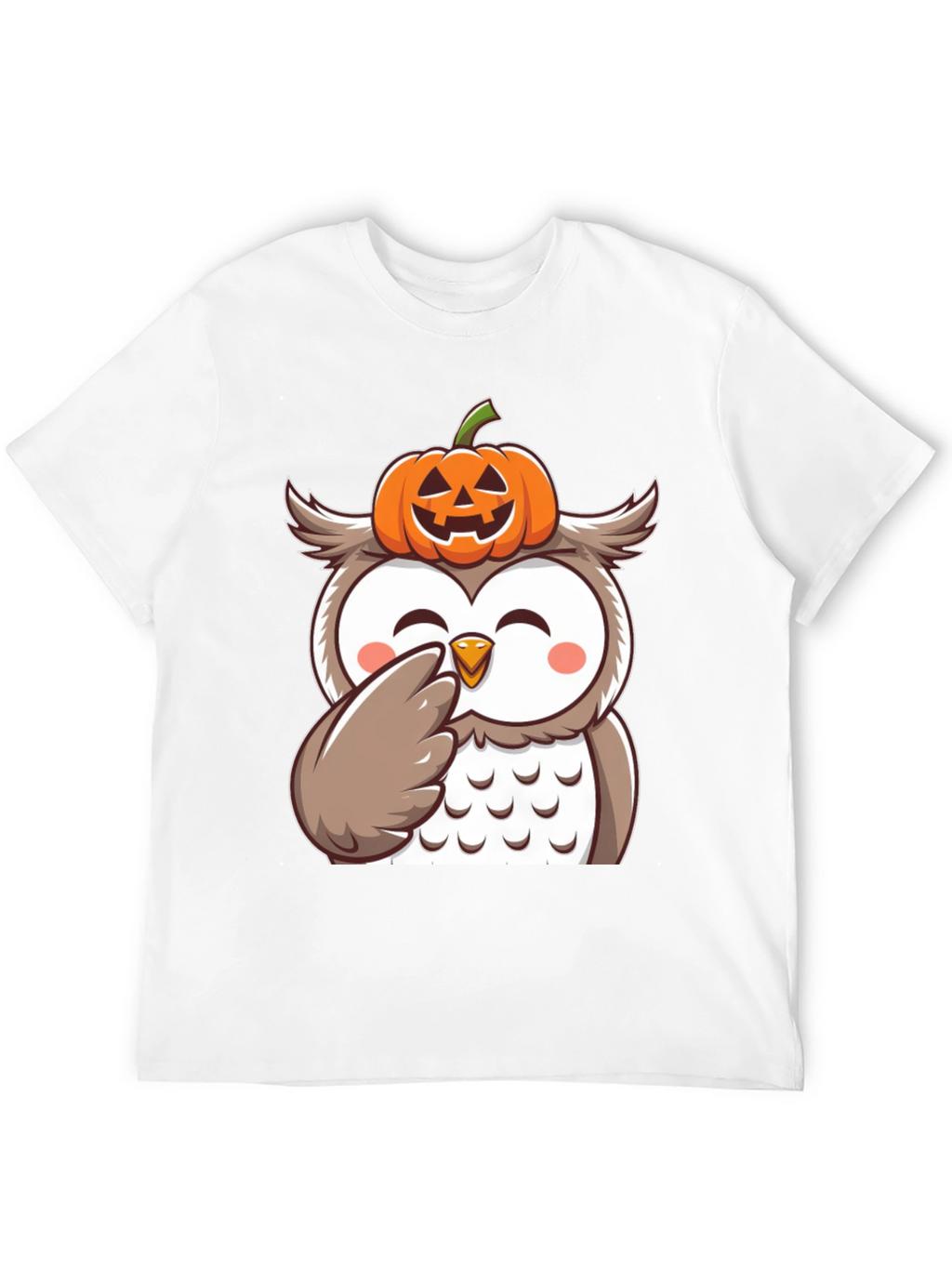 Halloween Owl Pumpkin T-Shirt