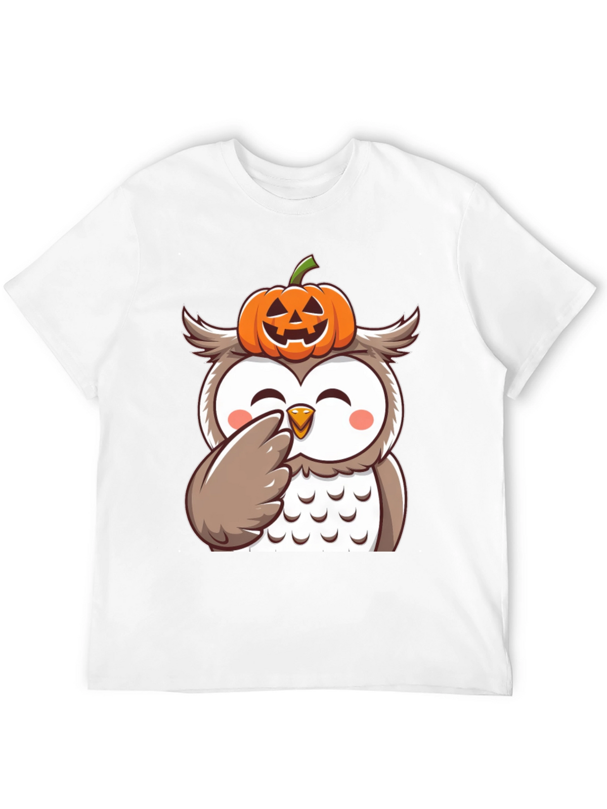 Halloween Owl Pumpkin T-Shirt
