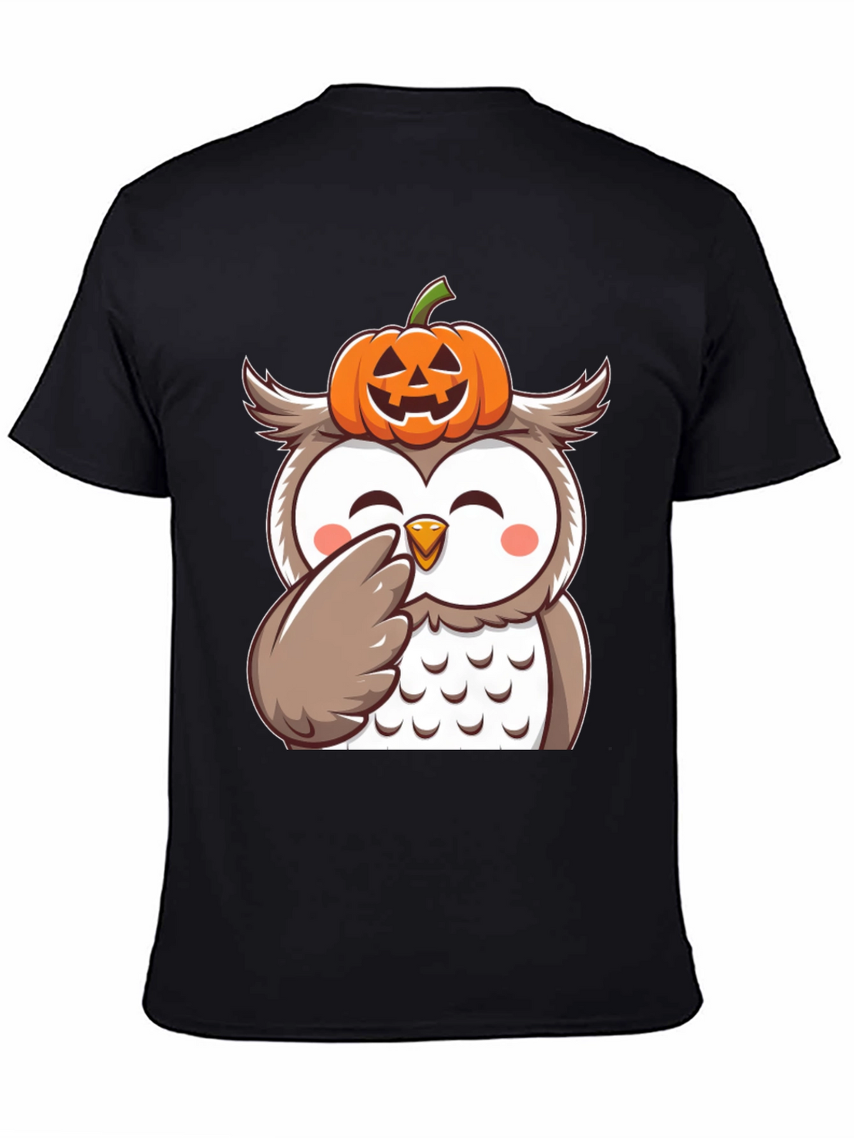 Halloween Owl Pumpkin T-Shirt