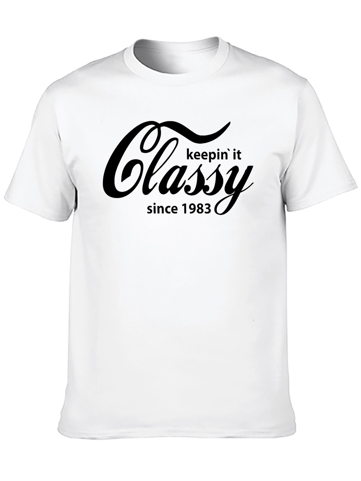 Classy Since 1983 Black T-Shirt