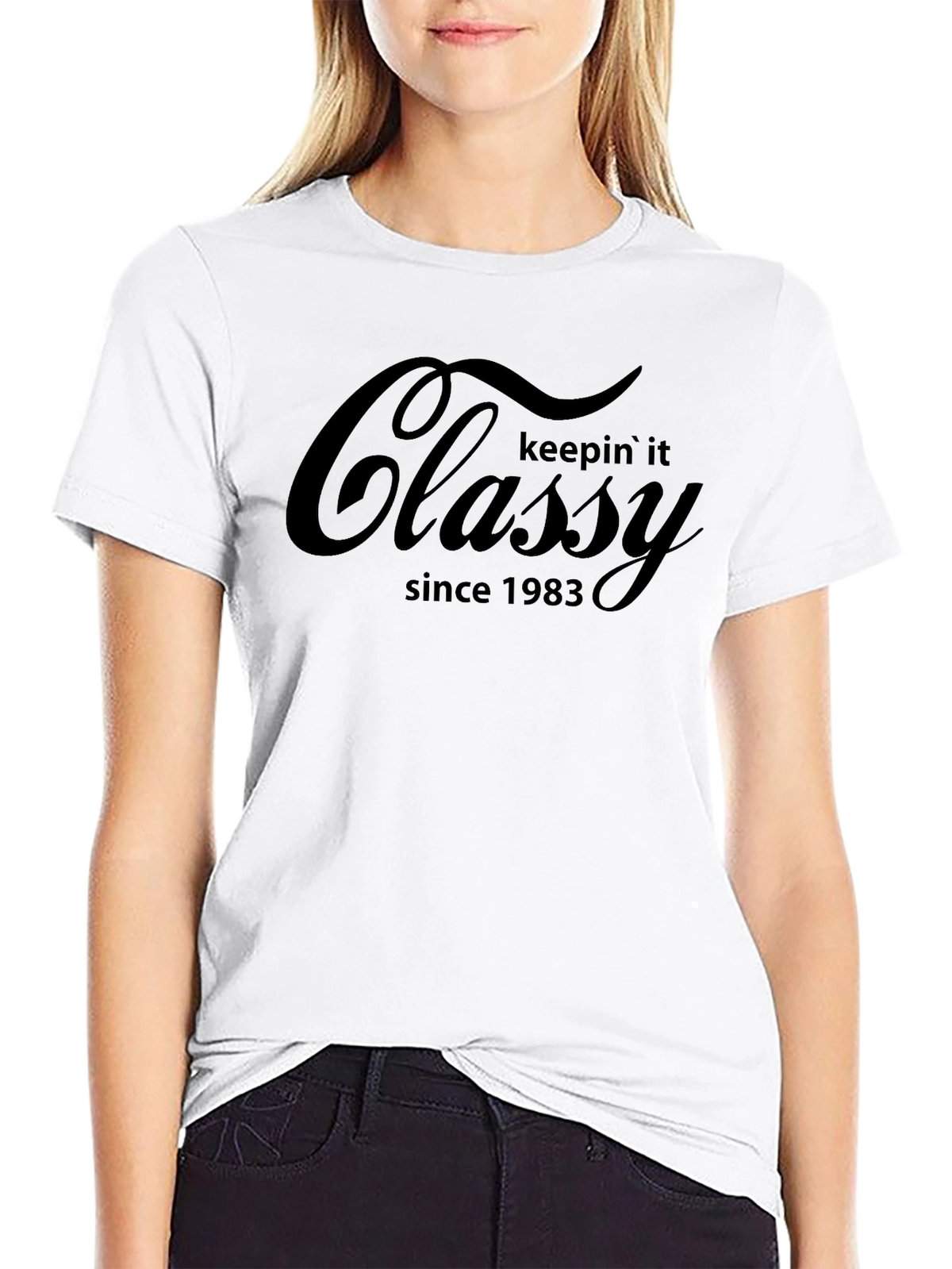 Classy Since 1983 Black T-Shirt