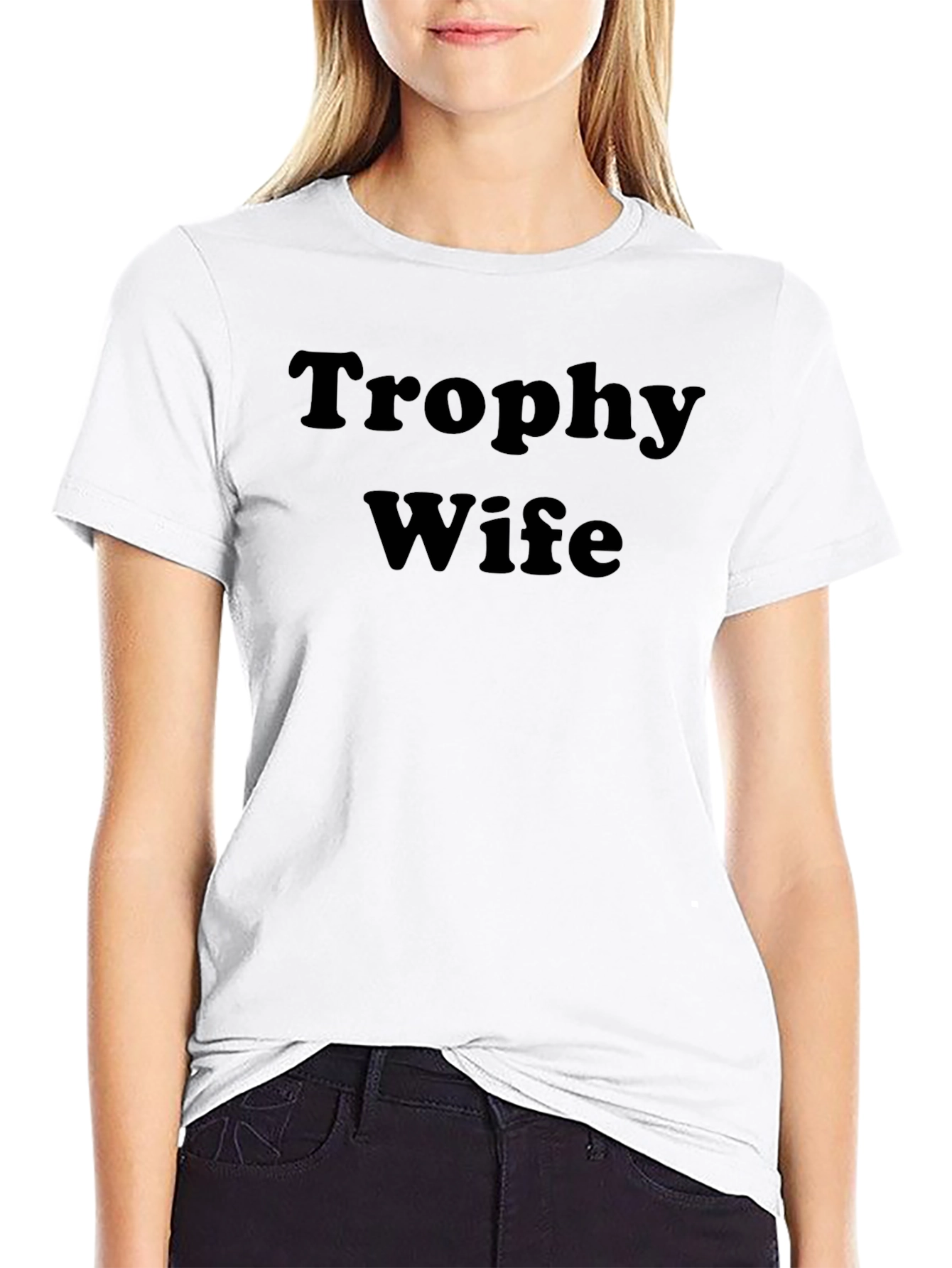 Trophy Wife Graphic Tee - Bold Statement T-Shirt