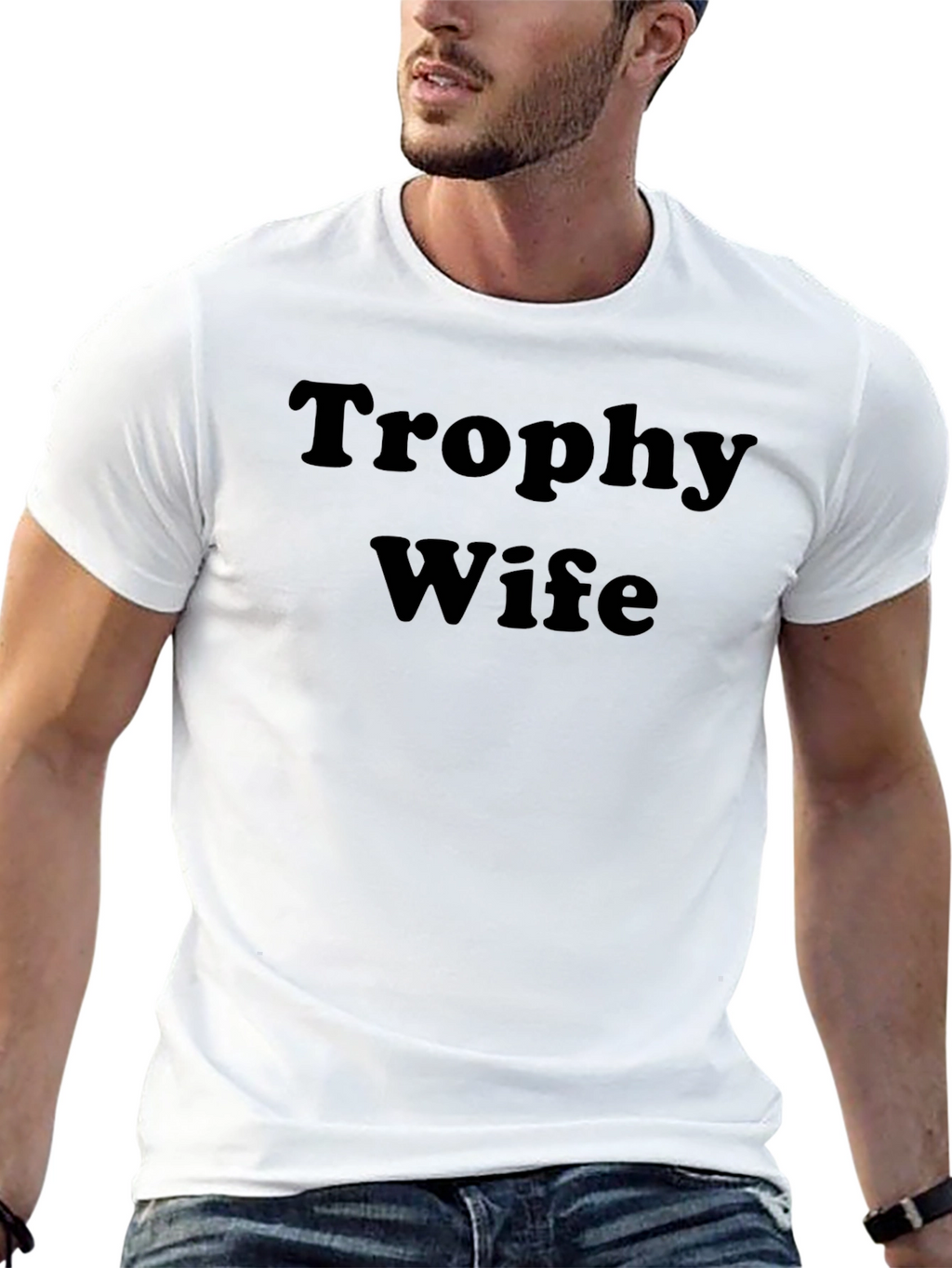 Trophy Wife Graphic Tee - Bold Statement T-Shirt