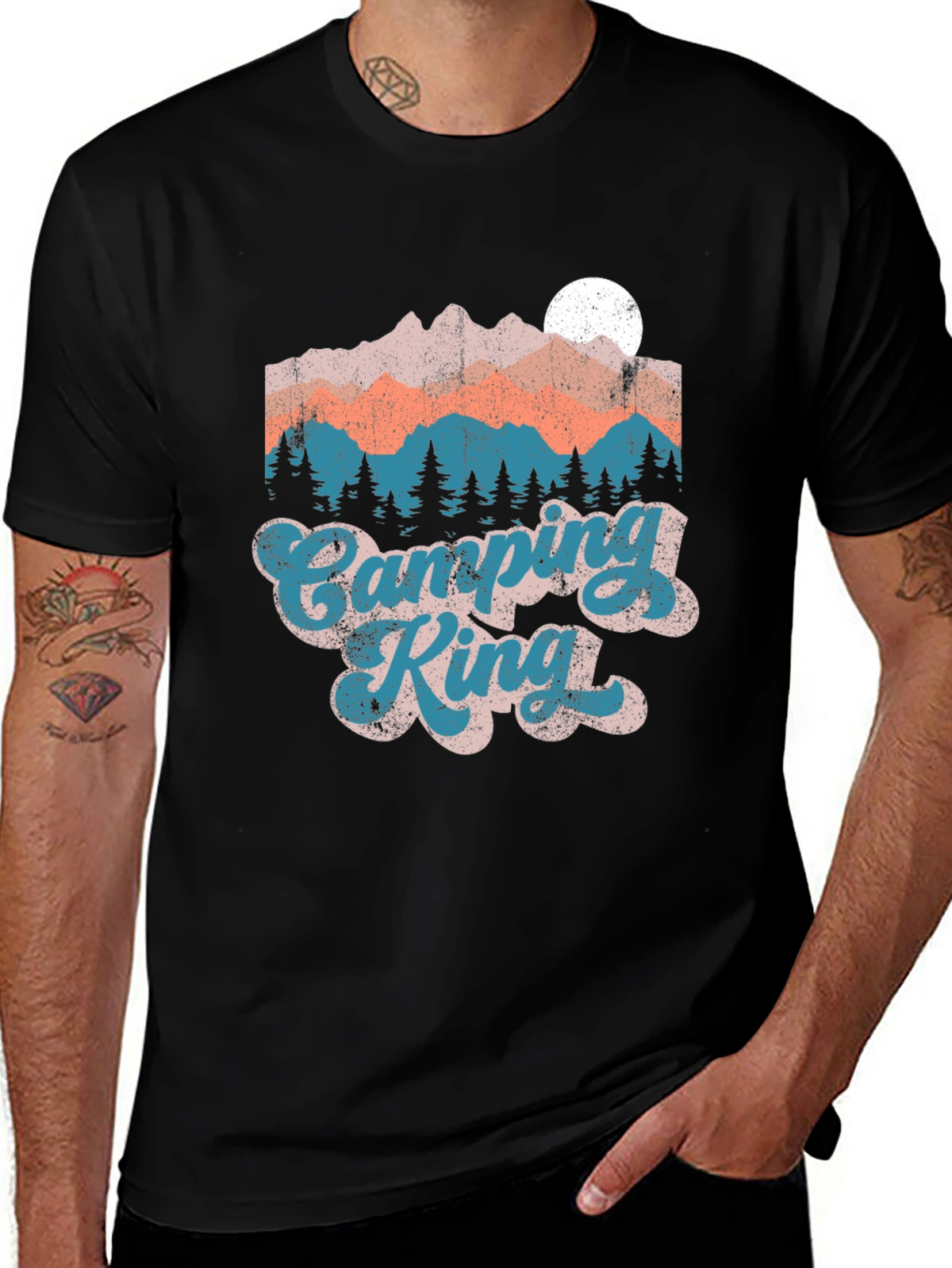 Camping King Graphic T-Shirt